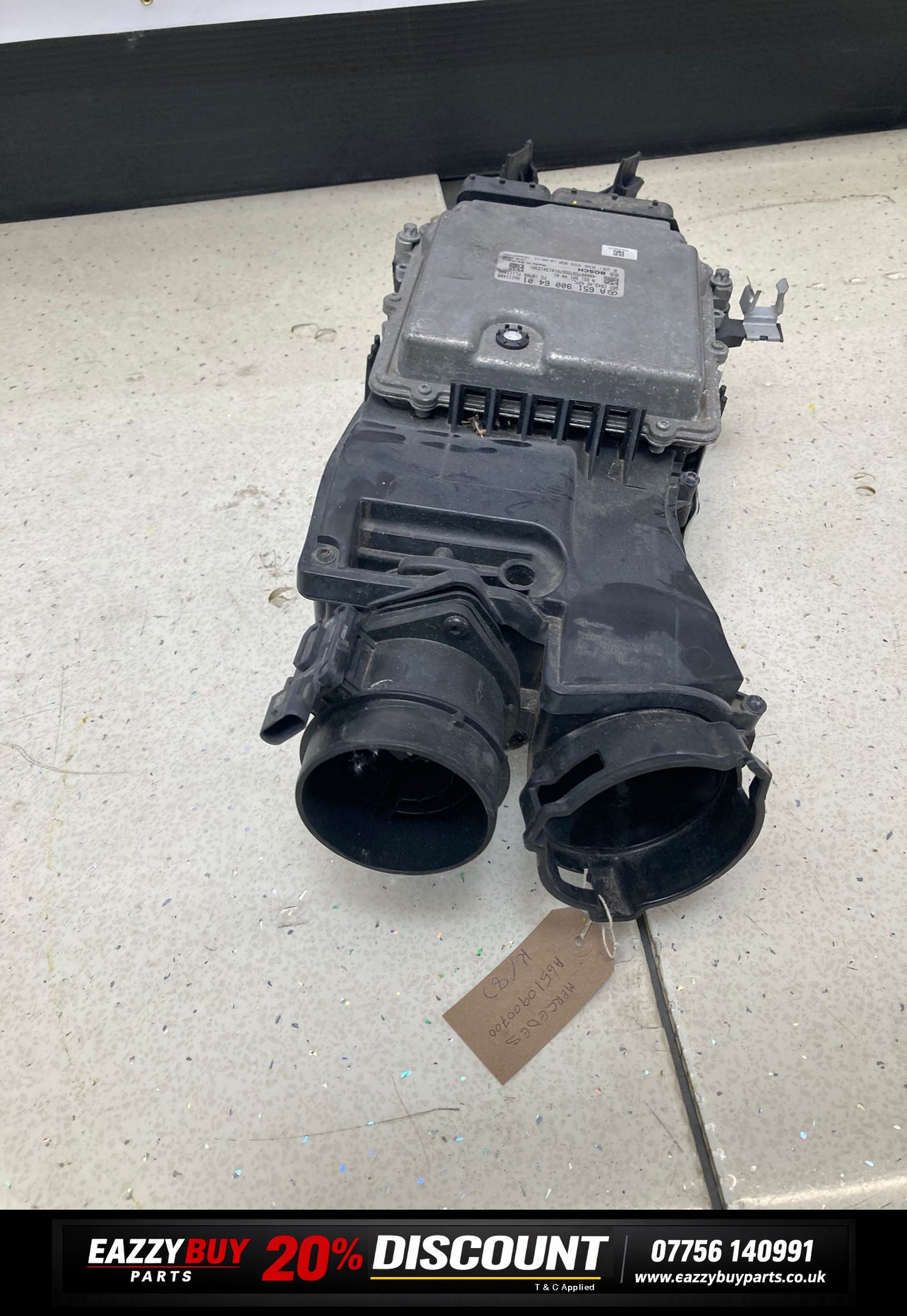 Mercedes-Benz C300 W205 2014-21 Air Filter Box slight damage A6510900700