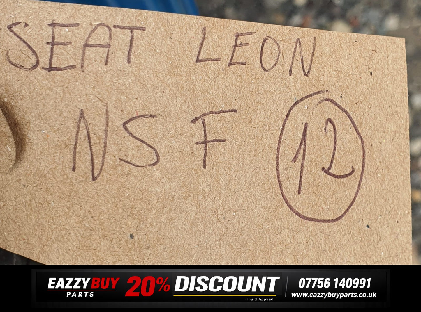 seat leon NSF door blue