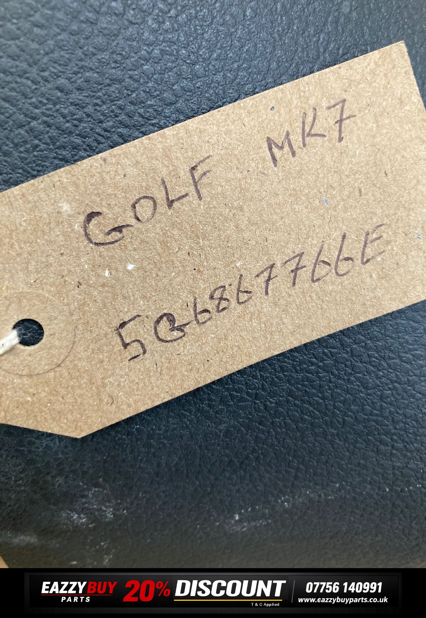 VW Golf MK7.5 13-19 Right Rear Lower C Pillar Trim 5G6867766E