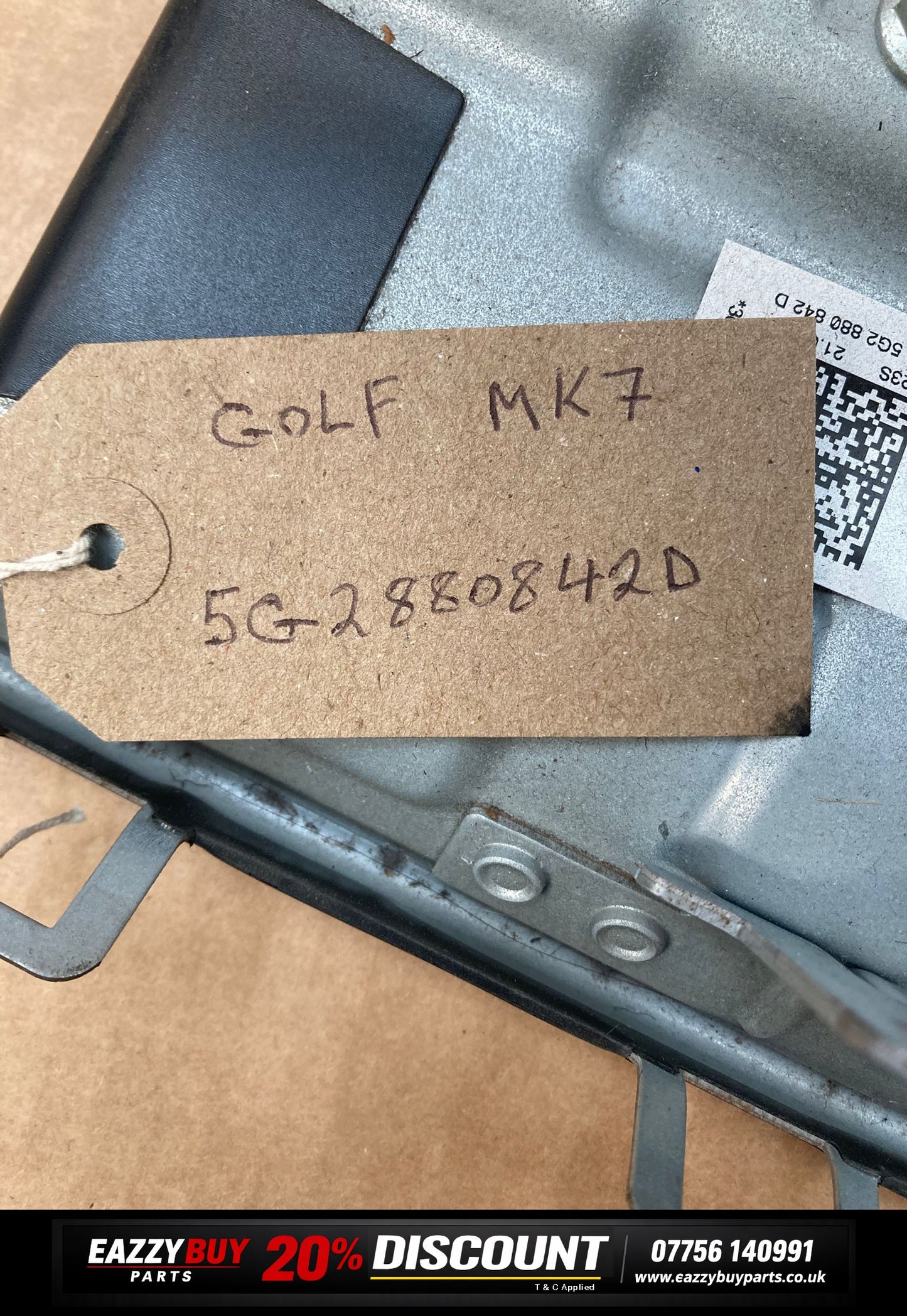 VW GOLF MK7 14-21 DRIVERSIDE CRASH BAG 5G28808420