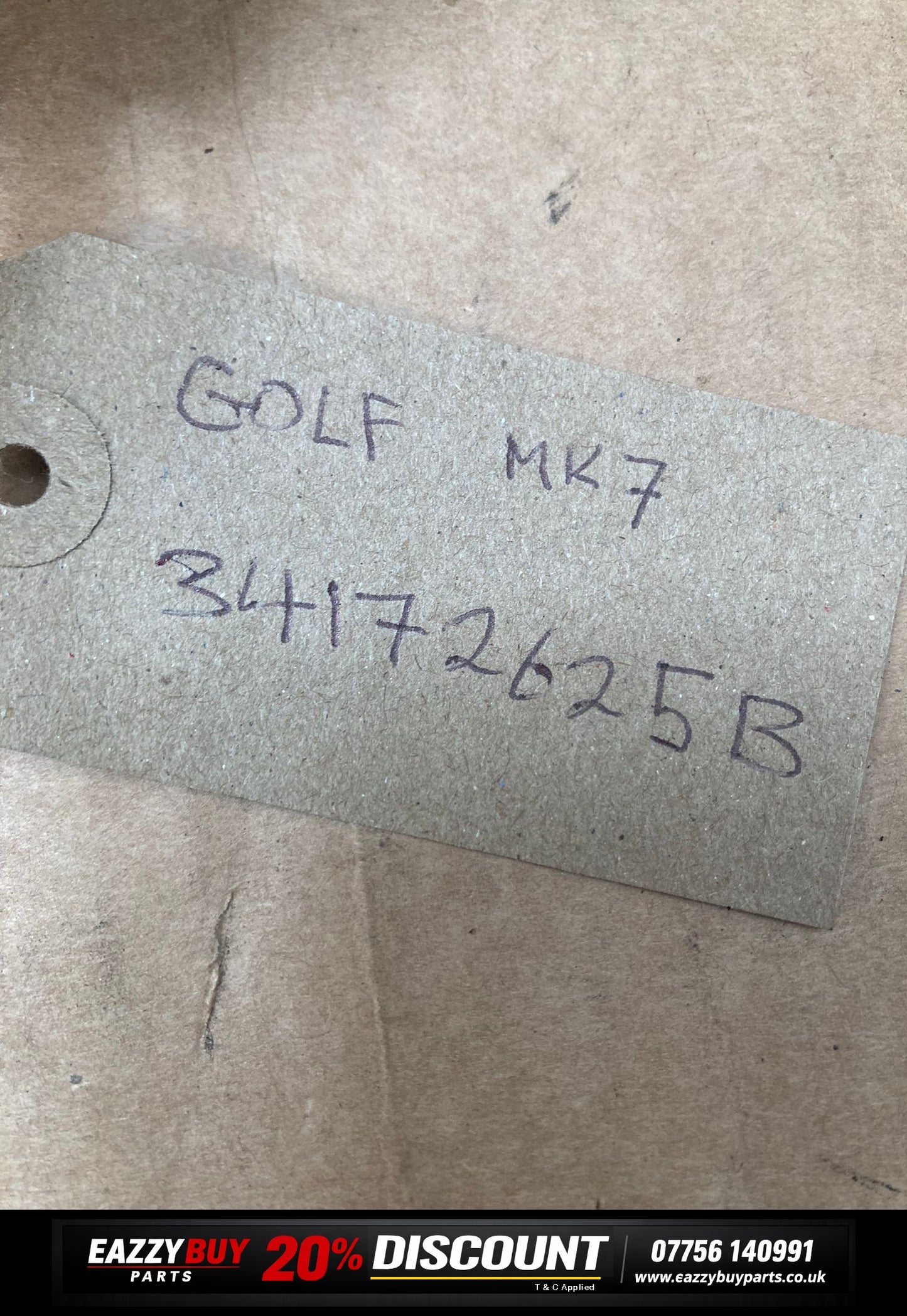 Volkswagen Golf MK7.5 12-17 Seat Belt Driver Front 34172625B