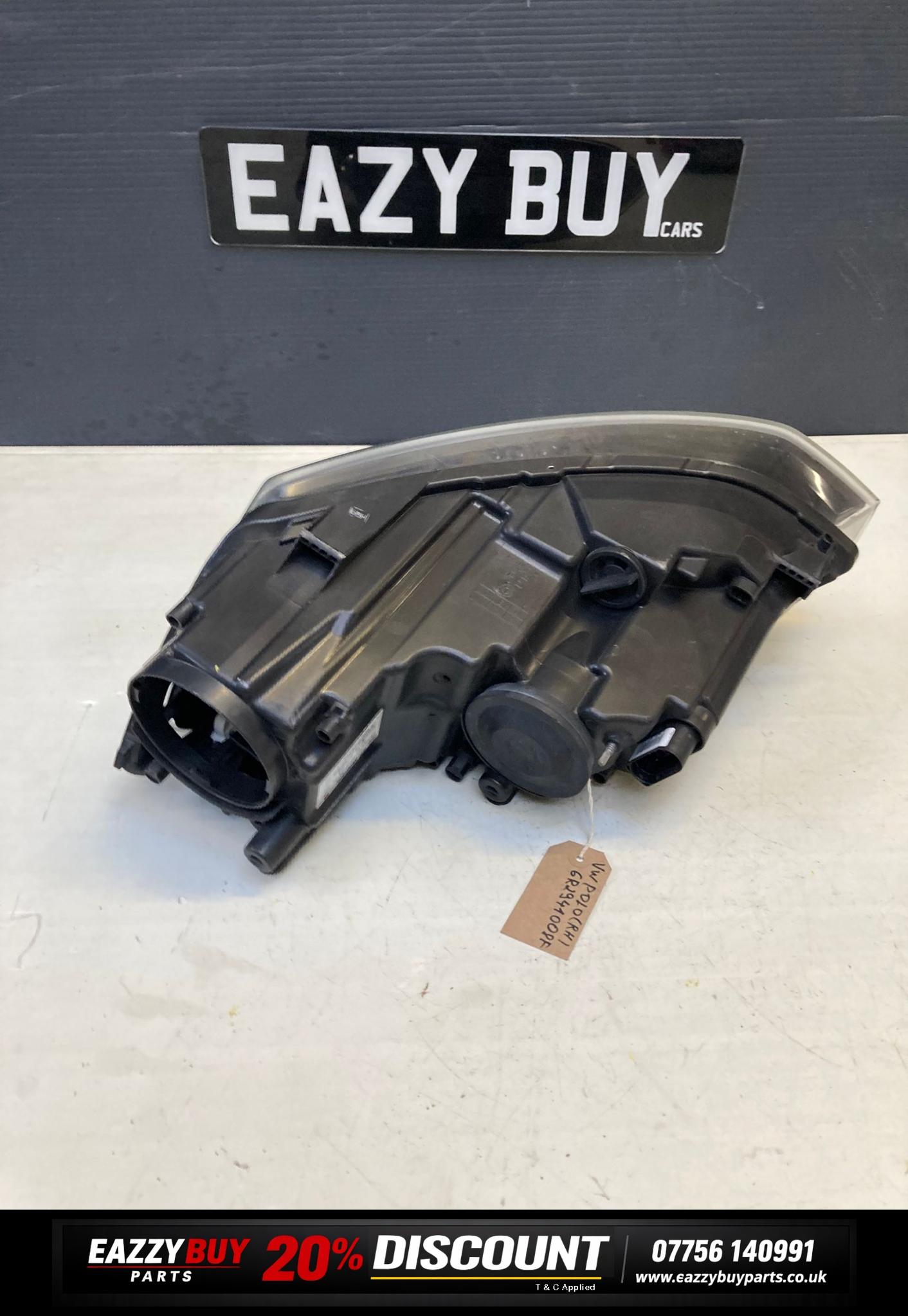 Volkswagen Polo MK5 2009-2017 Headlight Driver Side 6R2941008F