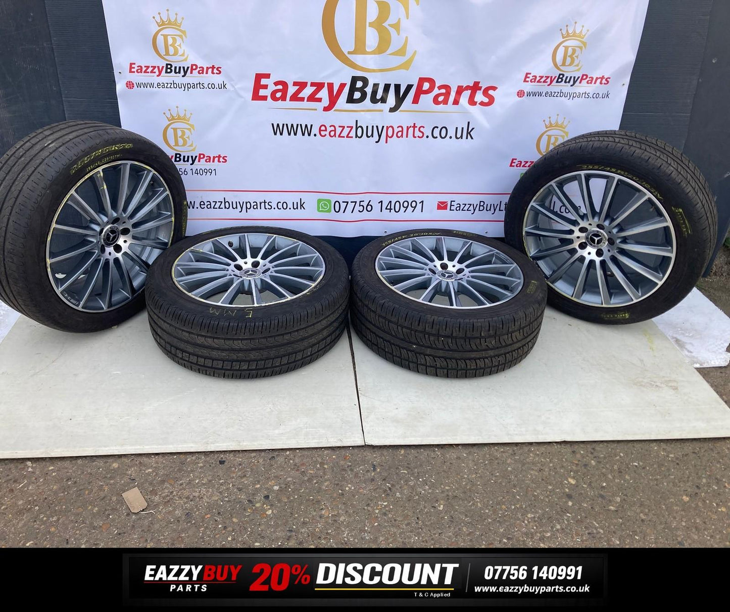 Mercedes-Benz GLC 2015-2022 AMG Line Turbine Alloy Wheel SET OF 4 A2534011900