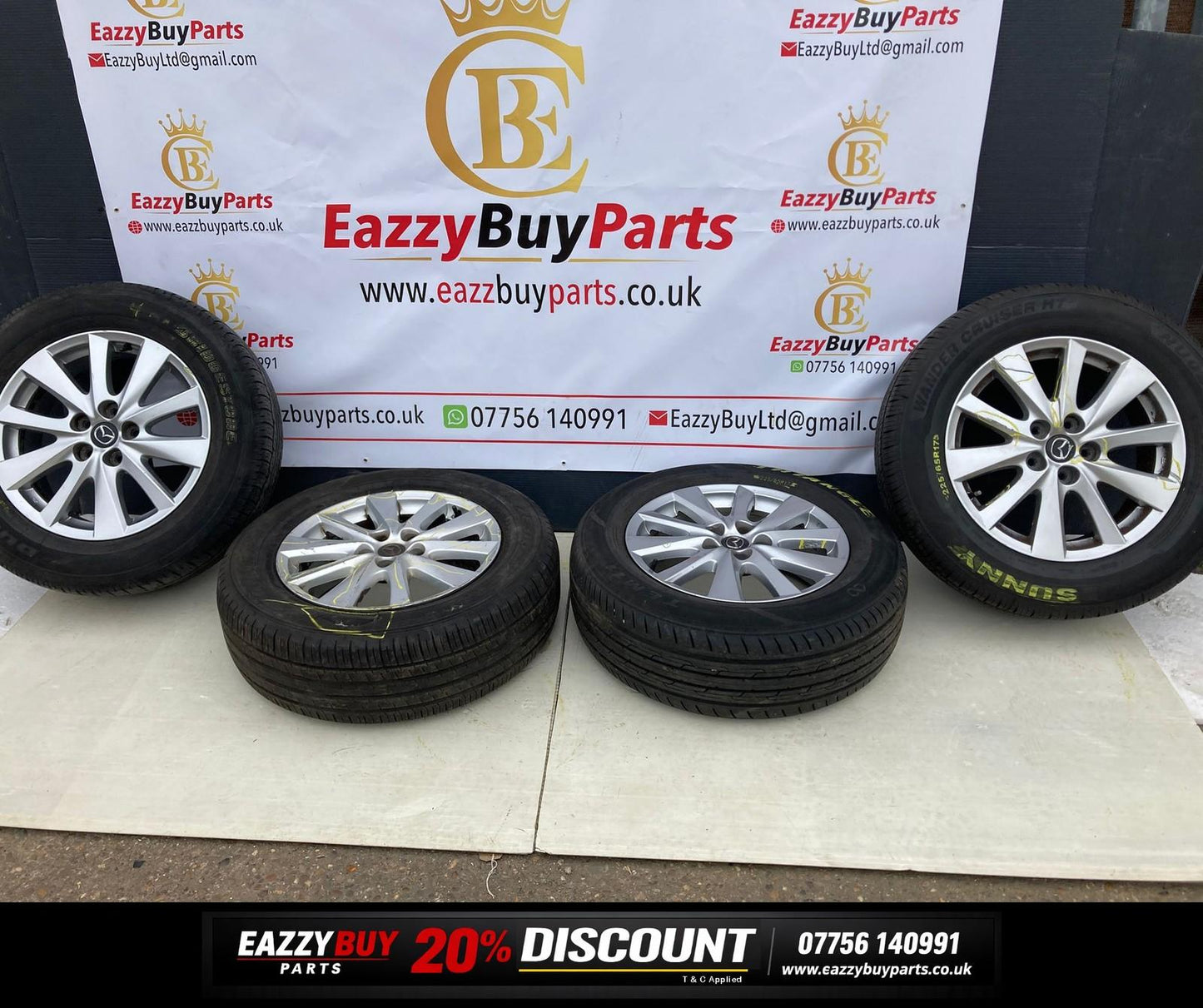 Mazda CX-5 KE 12-16 Alloy Wheel SET OF 4 9965667070