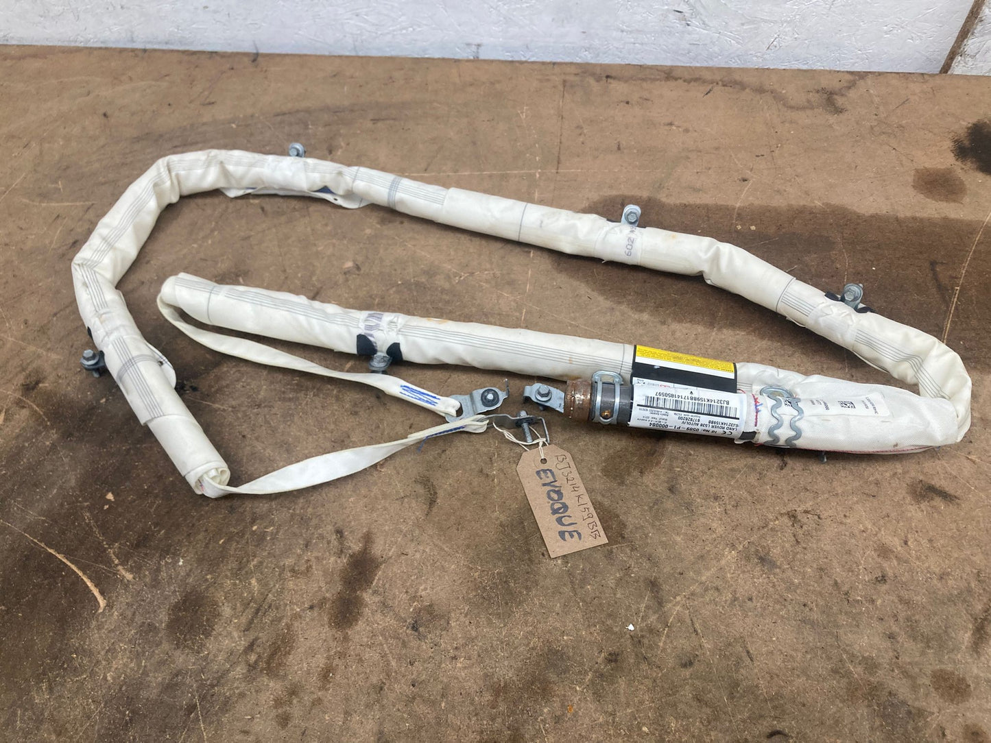 Land Rover Range Rover Evoque L538 Right Curtain Airbag Roof SRS BJ3214K159BB