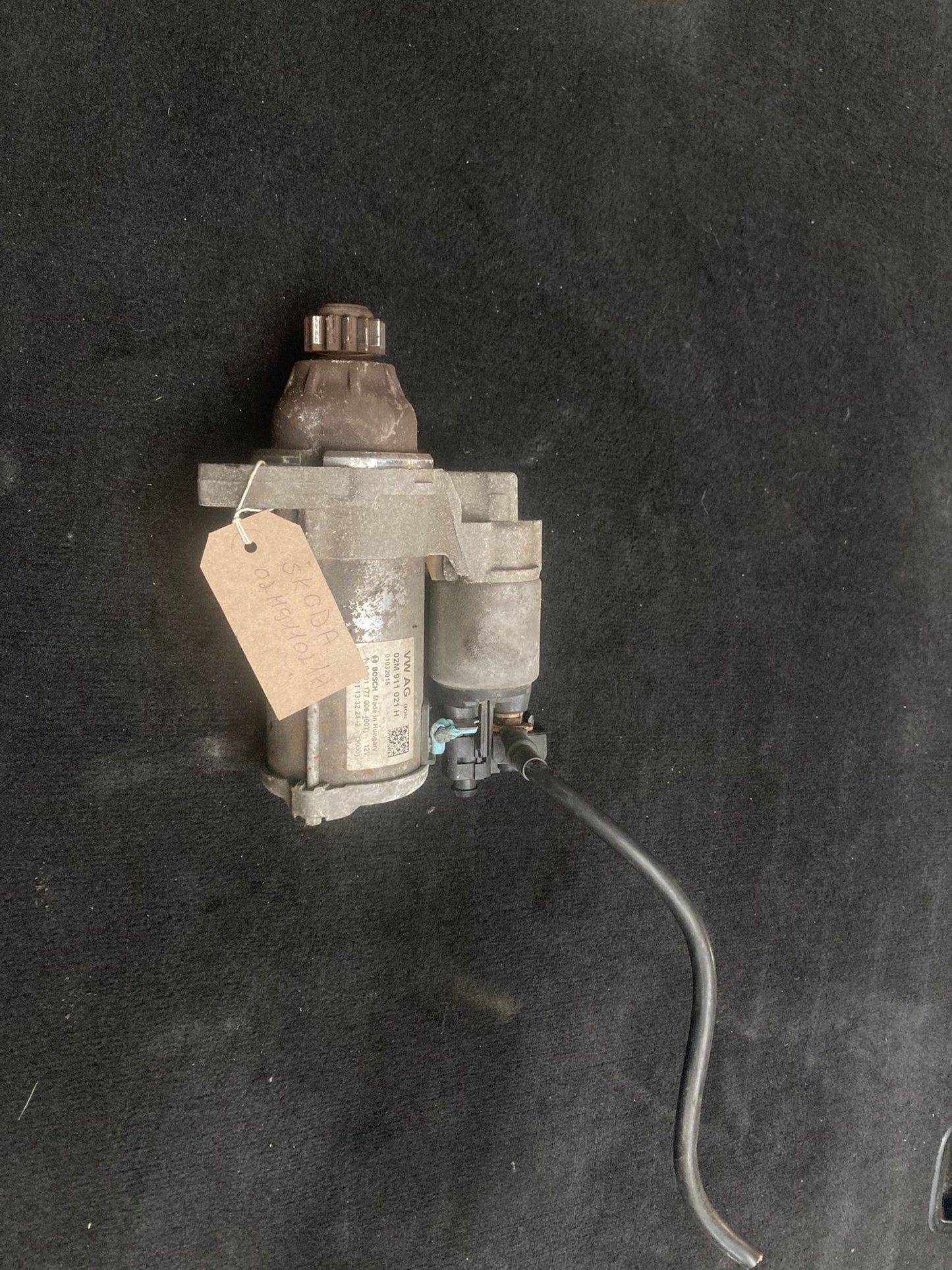 Volkswagen VW UP 1.0L Starter Motor 02M911021H