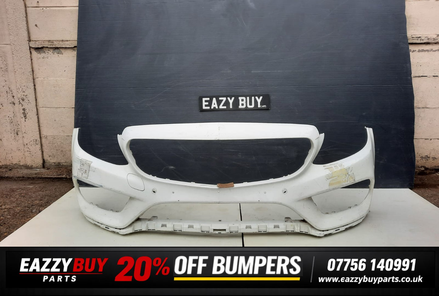 Mercedes C Class W205 2014-2018 Front Bare Bumper A2058850925 AMG