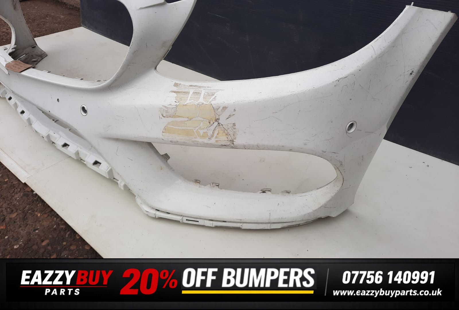 Mercedes C Class W205 2014-2018 Front Bare Bumper A2058850925 AMG