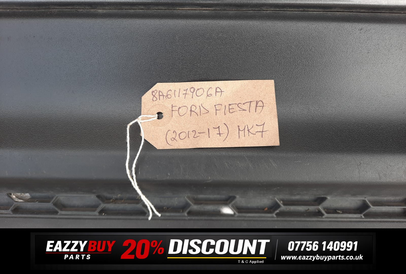 FORD FIESTA MK7 2008-2017 REAR BUMPER 8A6117906A