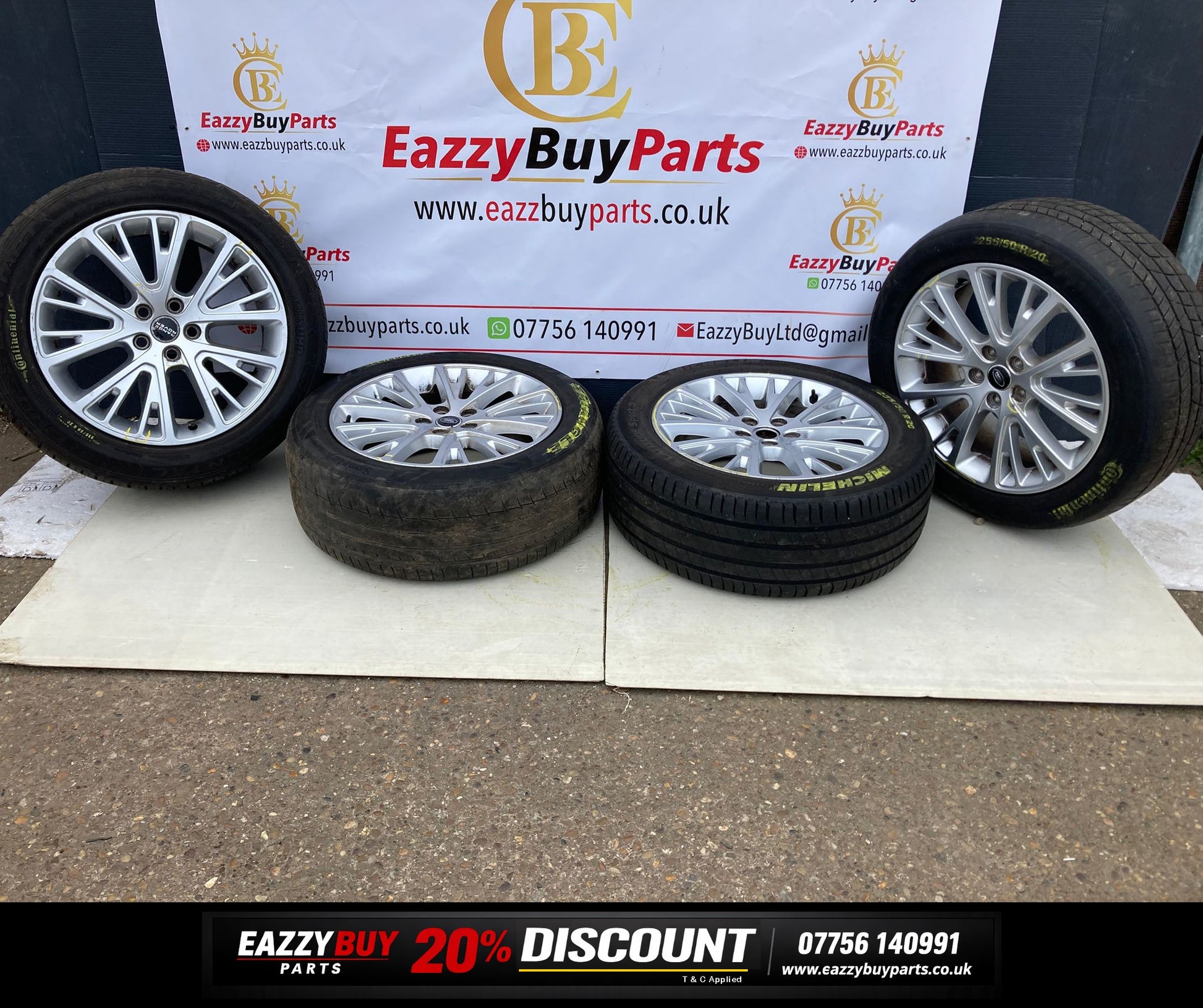 Land Rover Range Rover L322  20” Alloy Wheel *SET OF 4 NO TYRES* BH4M-1007-BA