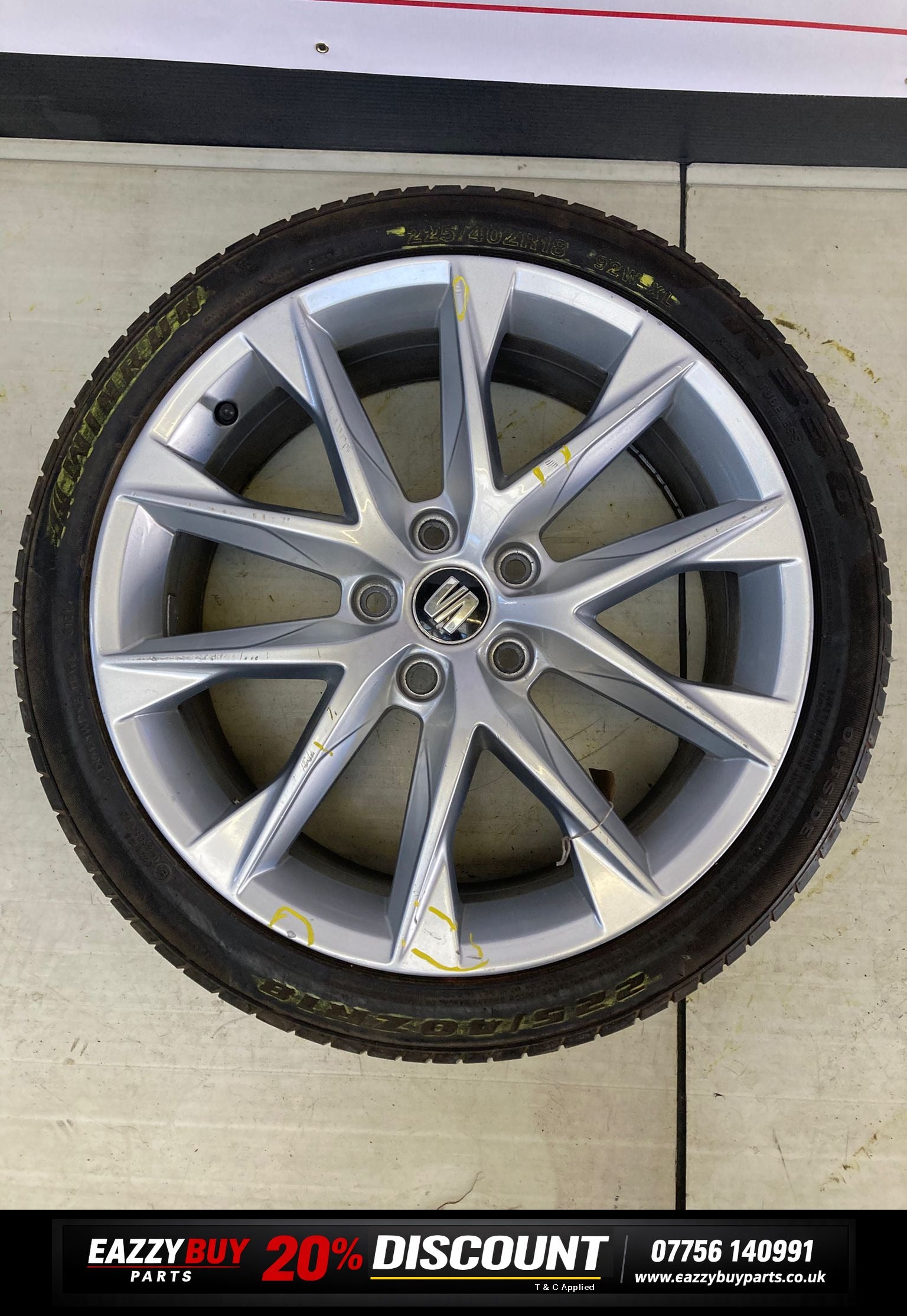 Seat Leon 5F 2017-2020 18" Alloy Wheel *NO TYRE* 5F0601025AA