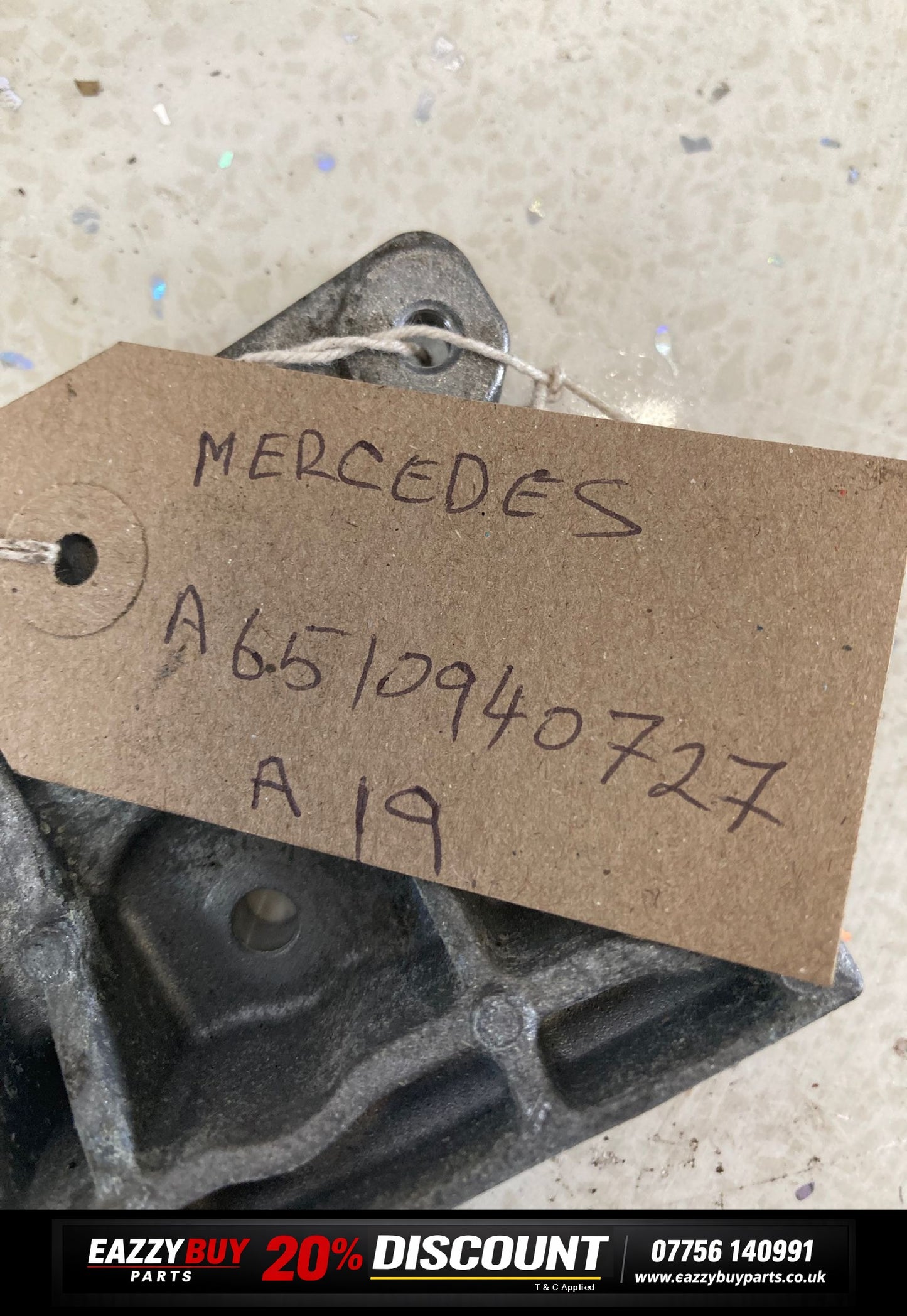 Mercedes C Class W205 2014-21 Air Filter Housing Mount Bracket A6510940727