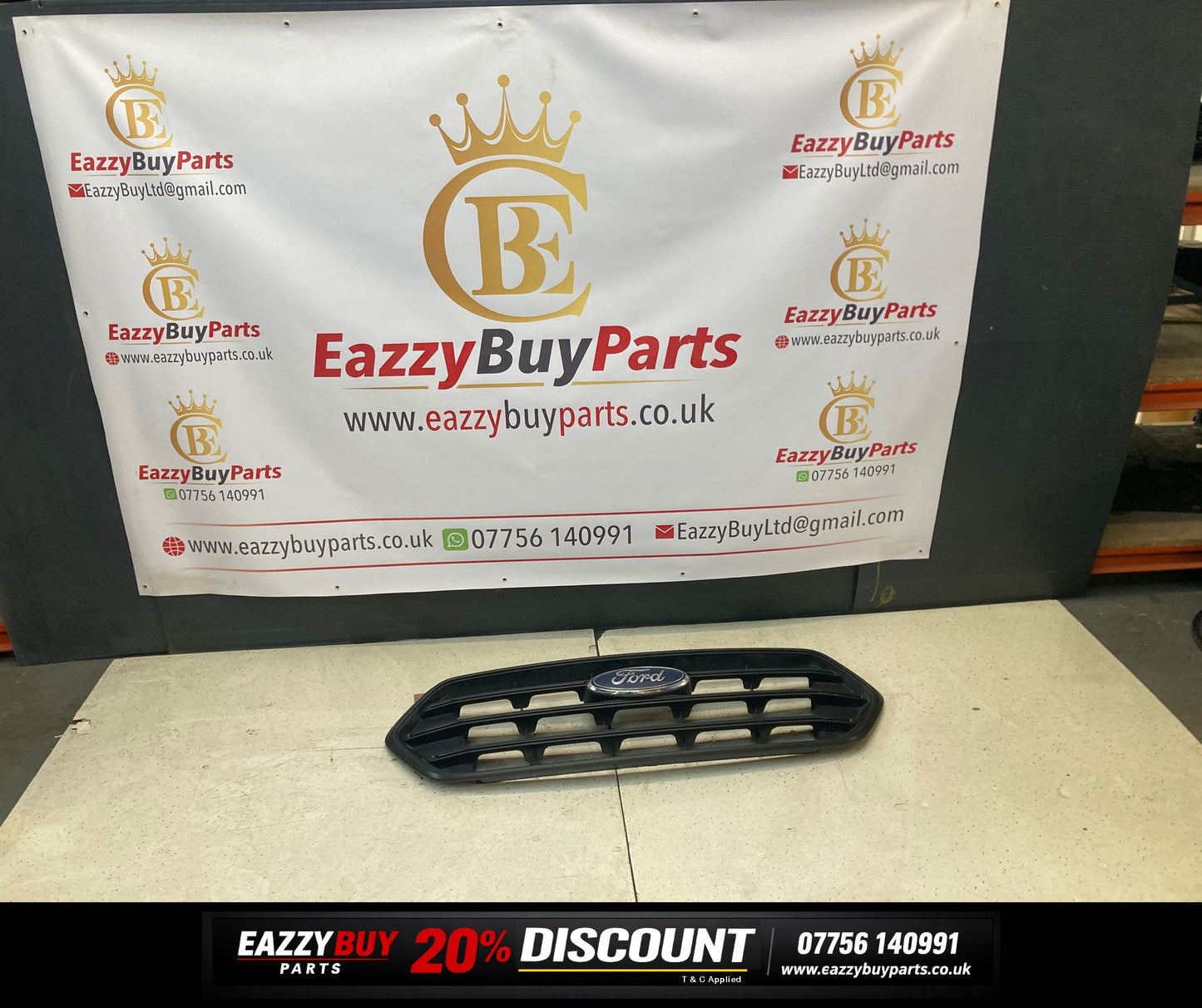 Ford Transit Custom MK8 Facelift 2018-23 Front Grille jk2117b968ac