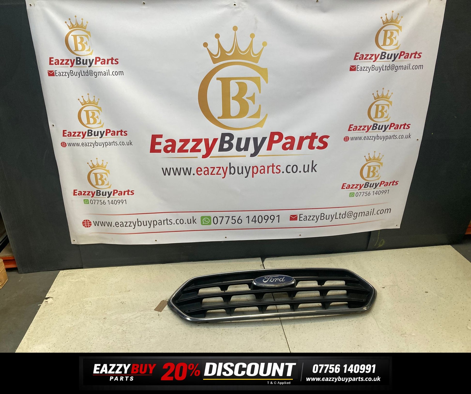 Ford Transit Custom MK8 Facelift 2018-2023 Front Grille JK2117B968BD