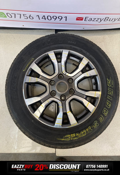 Ford Ranger Mk3 11-16 18 Inch Alloy Wheels SET OF 4 NO TYRES EB3C1007F2A