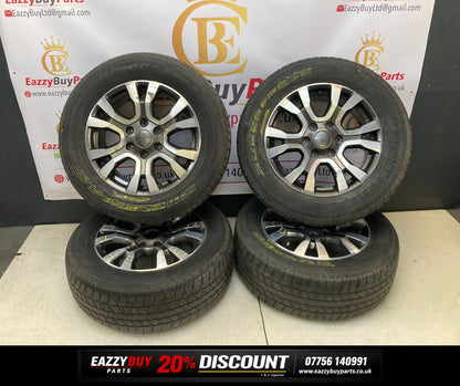 Ford Ranger Mk3 11-16 18 Inch Alloy Wheels SET OF 4 NO TYRES EB3C1007F2A