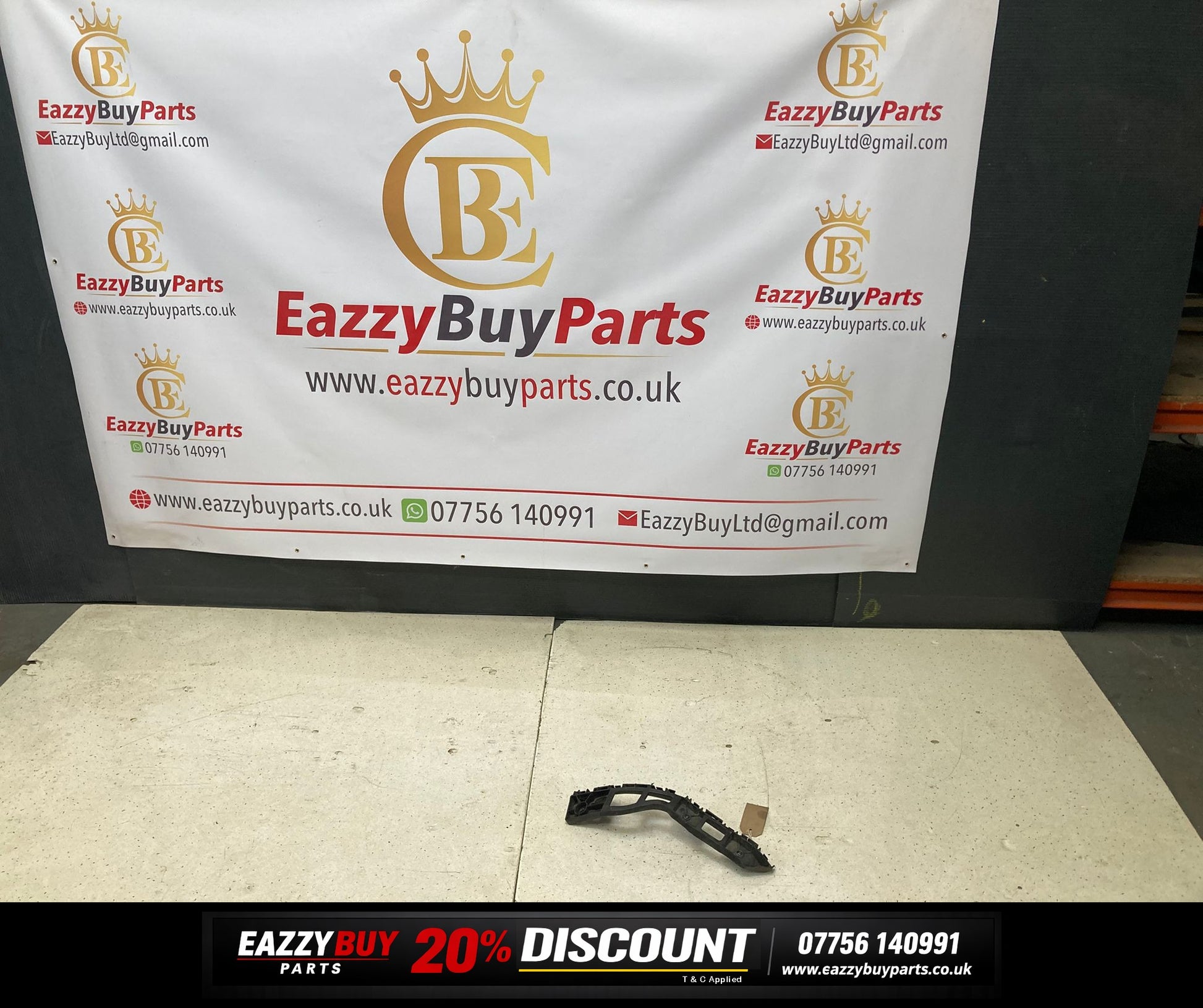 VW Polo 6R 2009-2014 Rear Bumper Bracket Driver Side 6r6807394a