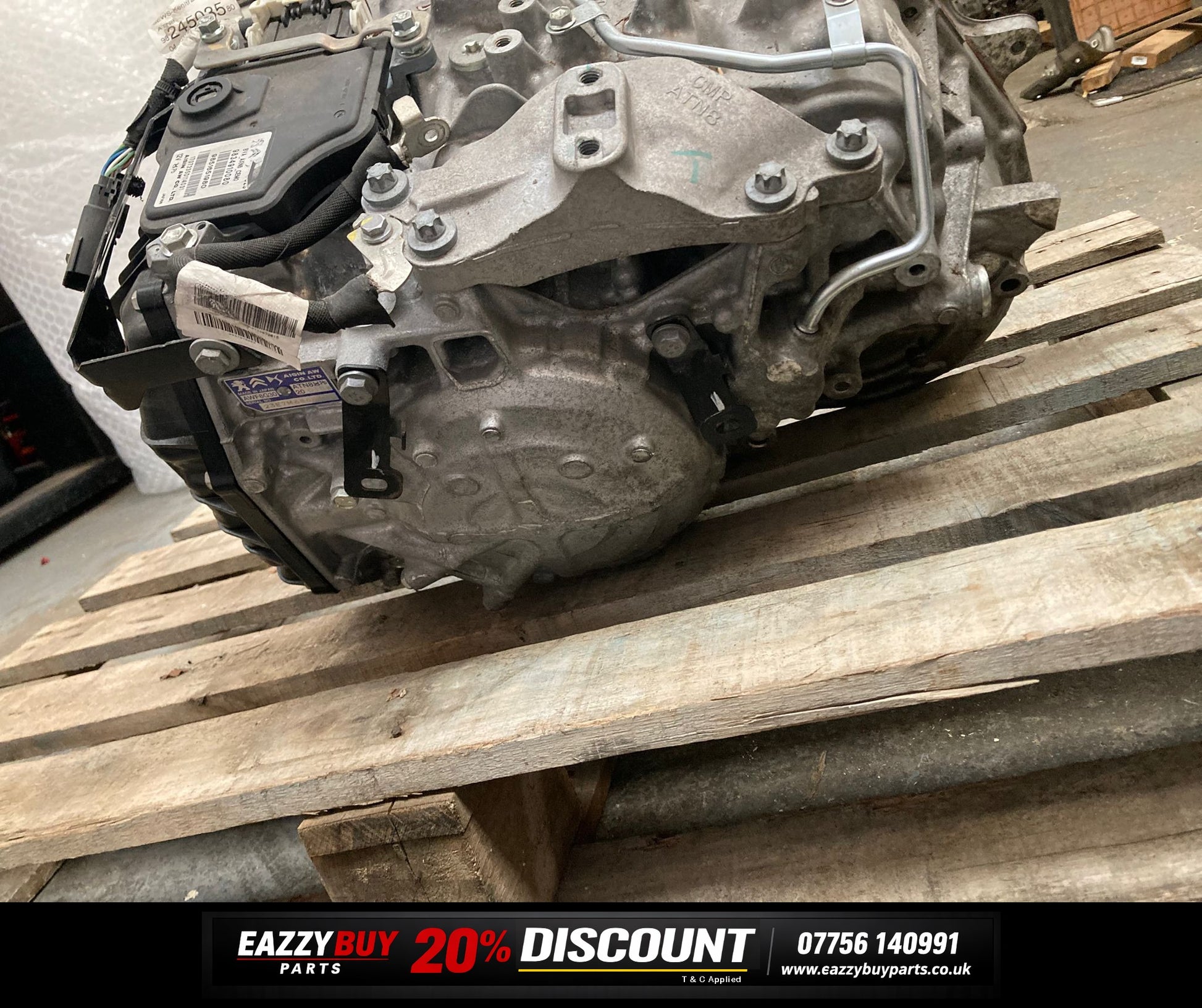 Peugeot 308 gearbox 1.2 Petrol 8 Speed Auto 20GTBA 9834910080