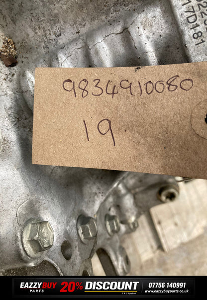 Peugeot 308 gearbox 1.2 Petrol 8 Speed Auto 20GTBA 9834910080