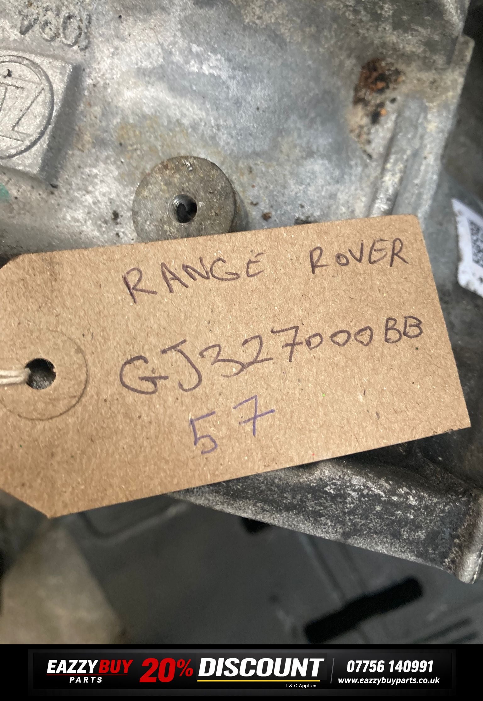 Range Rover Evoque 9 Speed Automatic 204DT Gearbox 2.0 Diesel GJ32-7000-bb