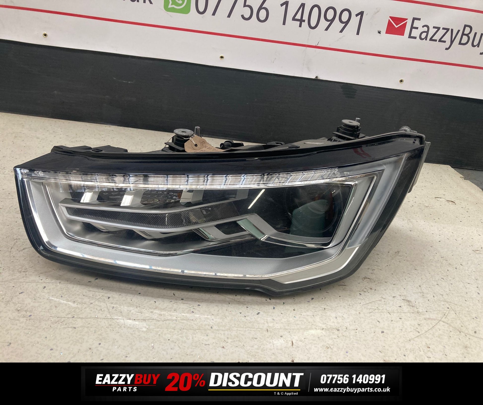 AUDI A1 2014-2019 FRONT LEFT PASSENGER SIDE HEAD LIGHT HEADLAMP 8XA941005A