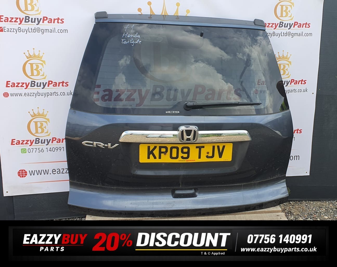 HONDA CR-V MK3 2009 Tailgate Blue