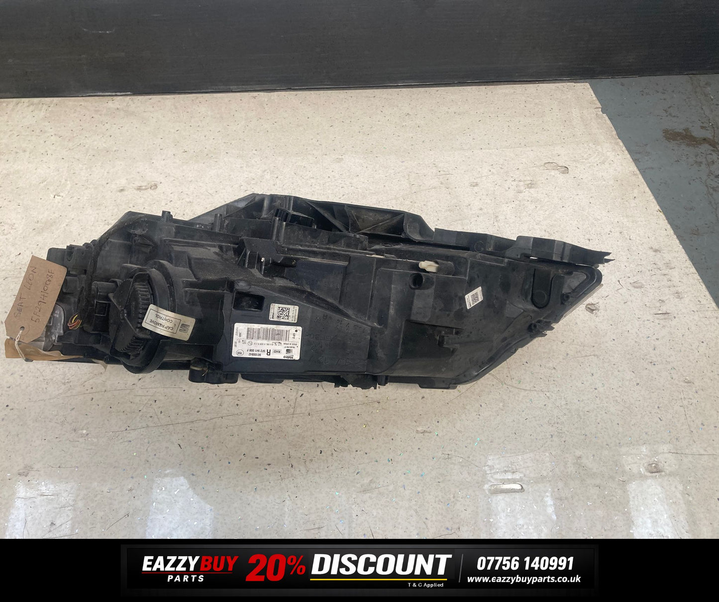 SEAT Leon MK3 Facelift Estate 13-17 Headlight Driver Side lense damage 5f2941008