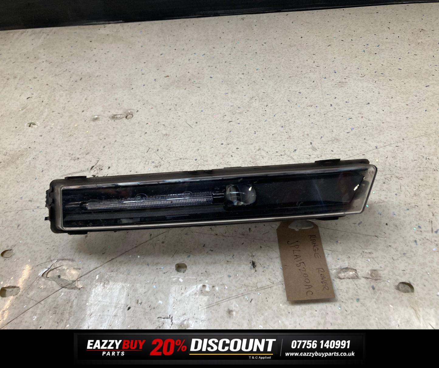 Jaguar F-Pace Right Side LED Fog Light/DRL Assembly 13-23 JPLA15200AC