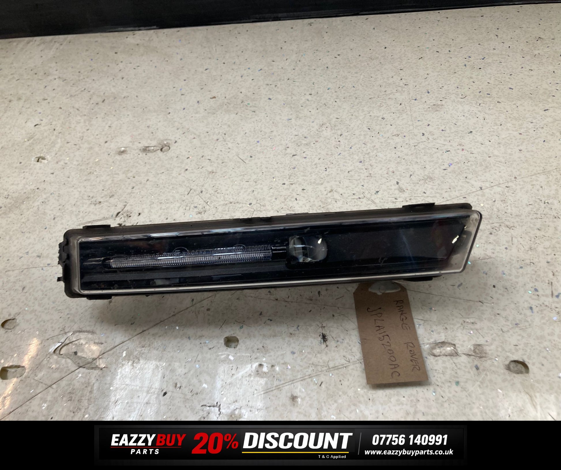 Jaguar F-Pace Right Side LED Fog Light/DRL Assembly 13-23 JPLA15200AC