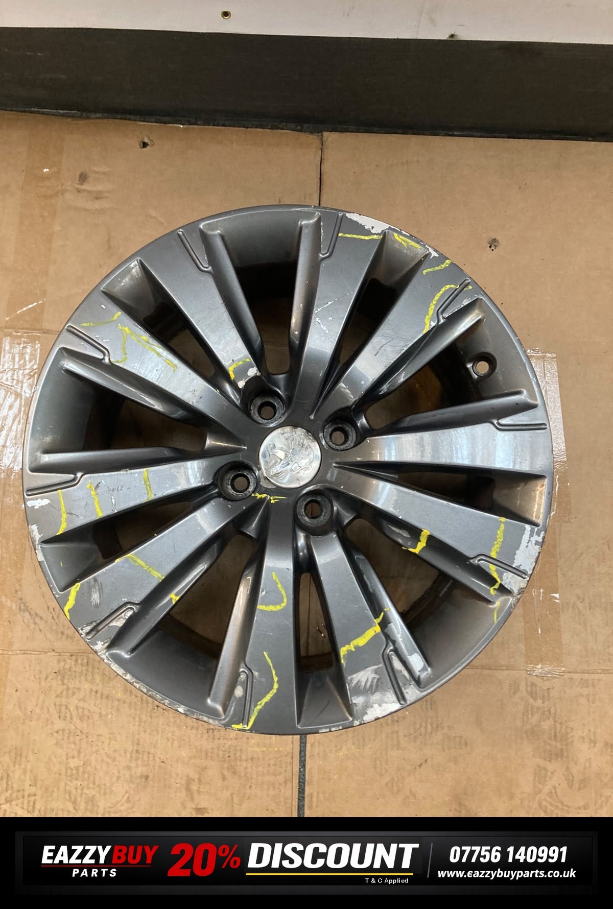 PEUGEOT 3008 I 09  7.5J 17" Wheel NO TYRE 9802462377