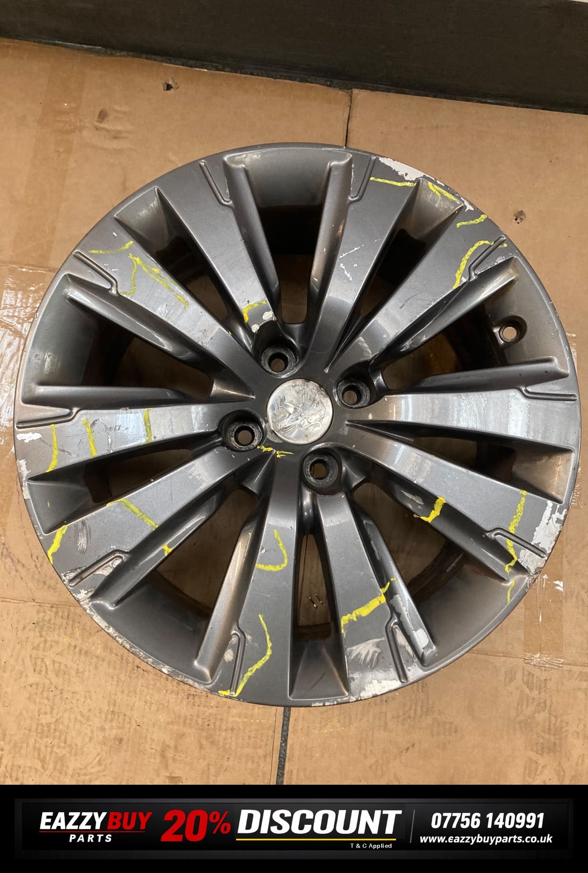 PEUGEOT 3008 I 09  7.5J 17" Wheel NO TYRE 9802462377