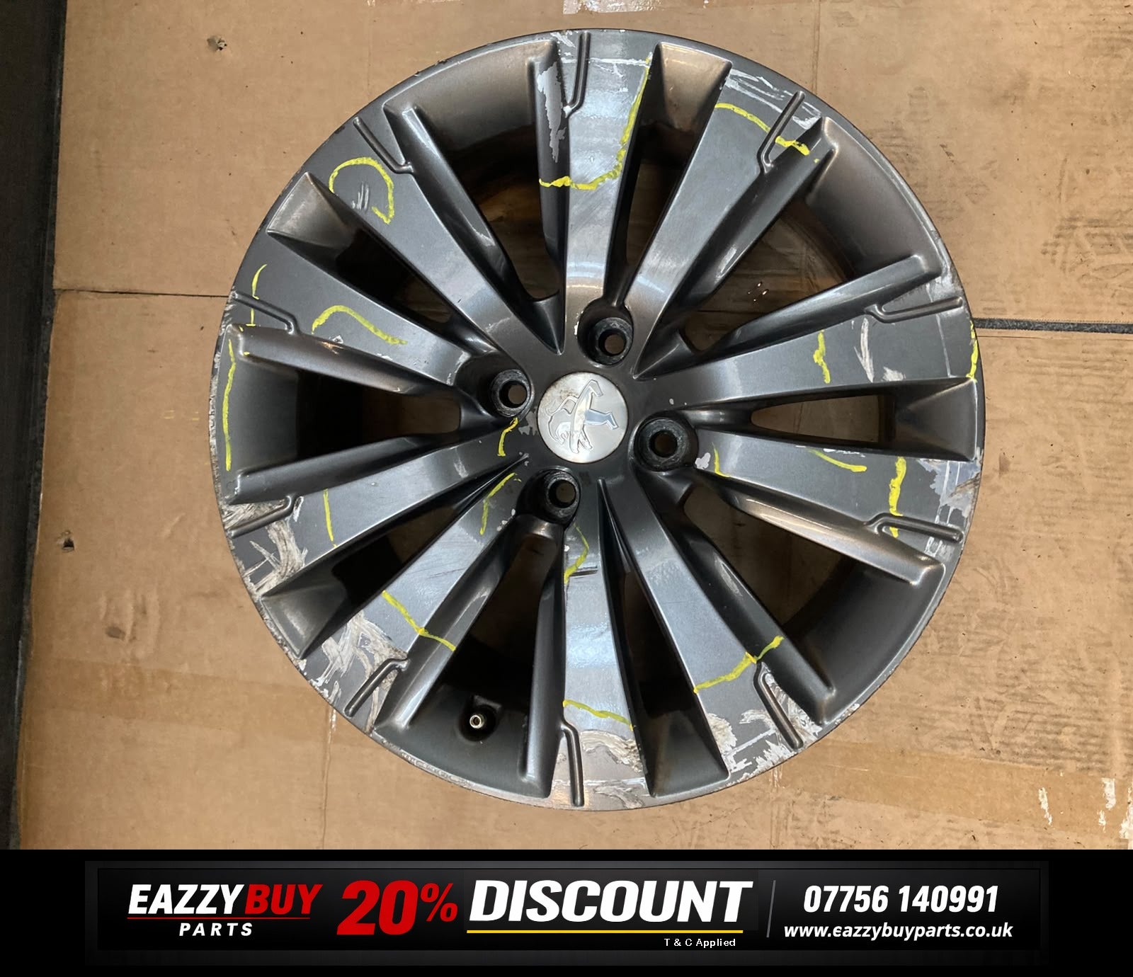 Peugeot 3008 I 09  7.5J 17" rim wheel NO TYRE 9802462377