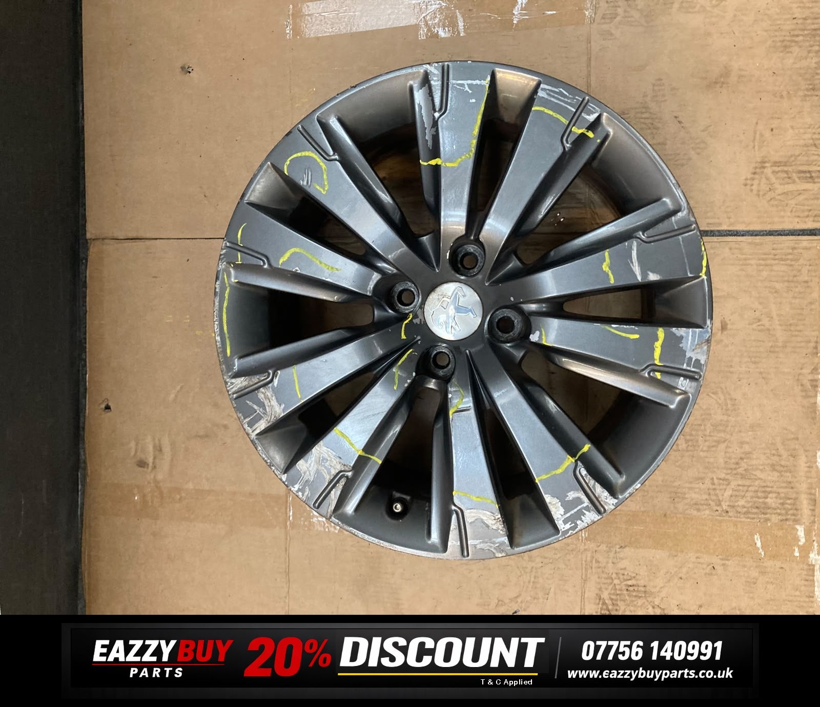 Peugeot 3008 I 09  7.5J 17" rim wheel NO TYRE 9802462377