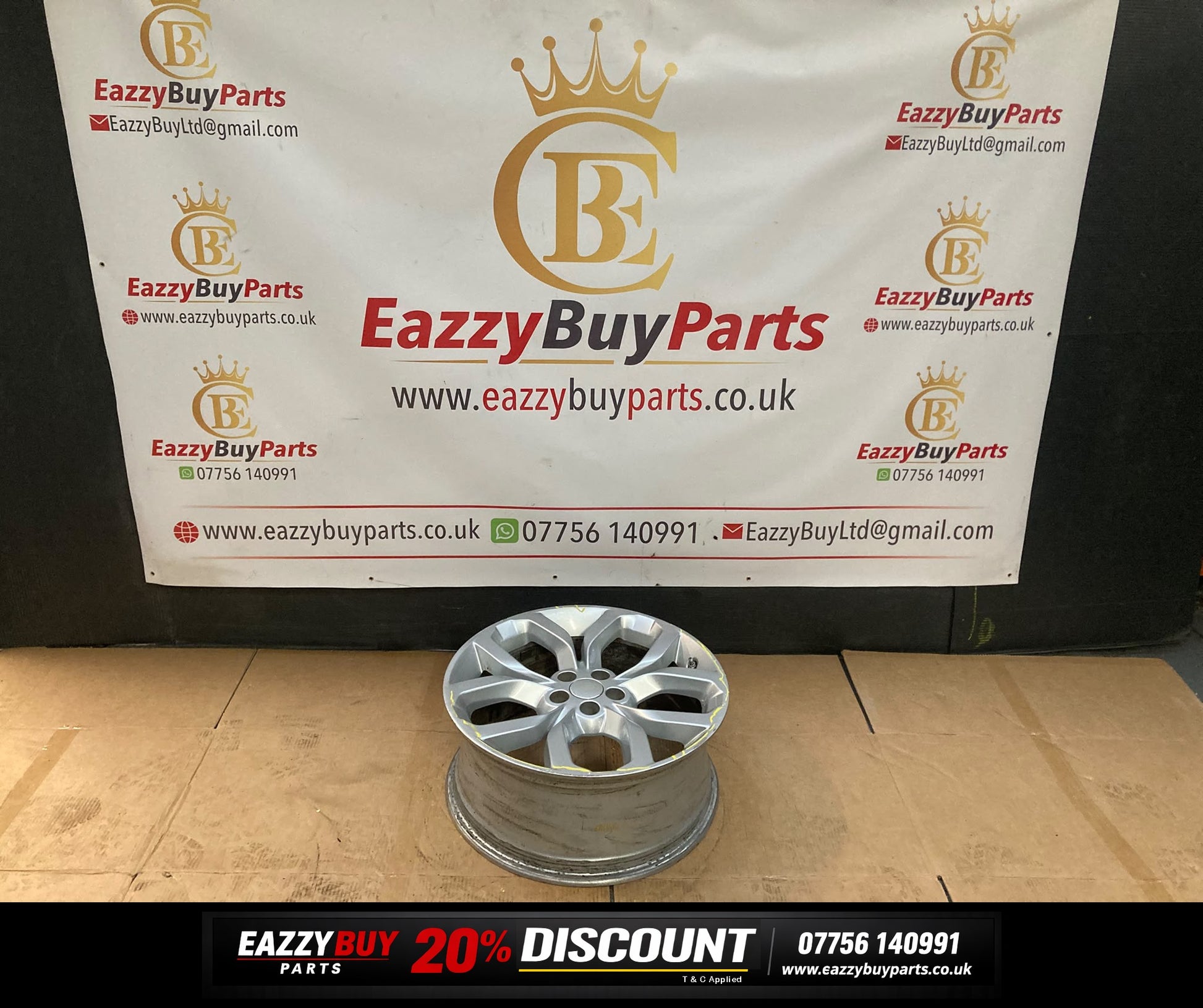 Land Rover Discovery Sport L550 14-20 8J 19" Alloy Wheel NO TYRE  FK7M1007LA