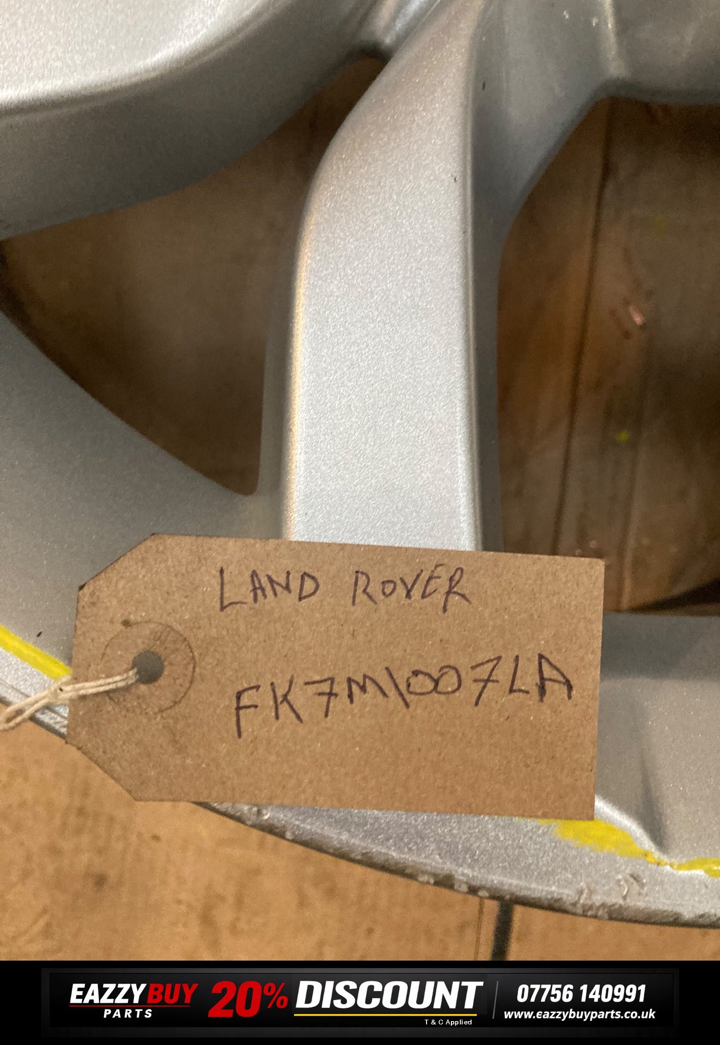 Land Rover Discovery Sport L550 14-20 8J 19" Alloy Wheel NO TYRE  FK7M1007LA