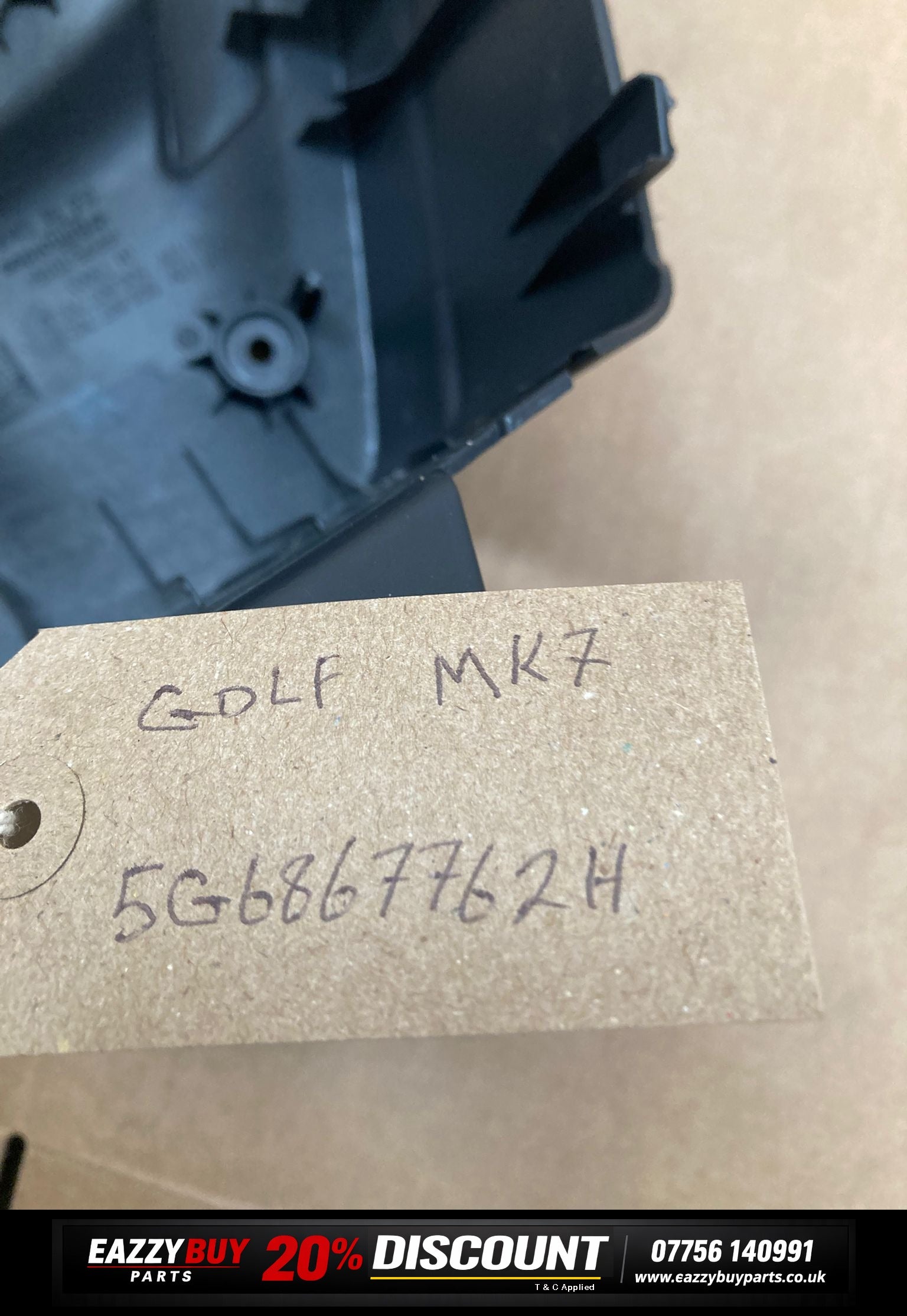 VW Golf MK7.5 17-20 Parcel Shelf Holder 5G6867762H