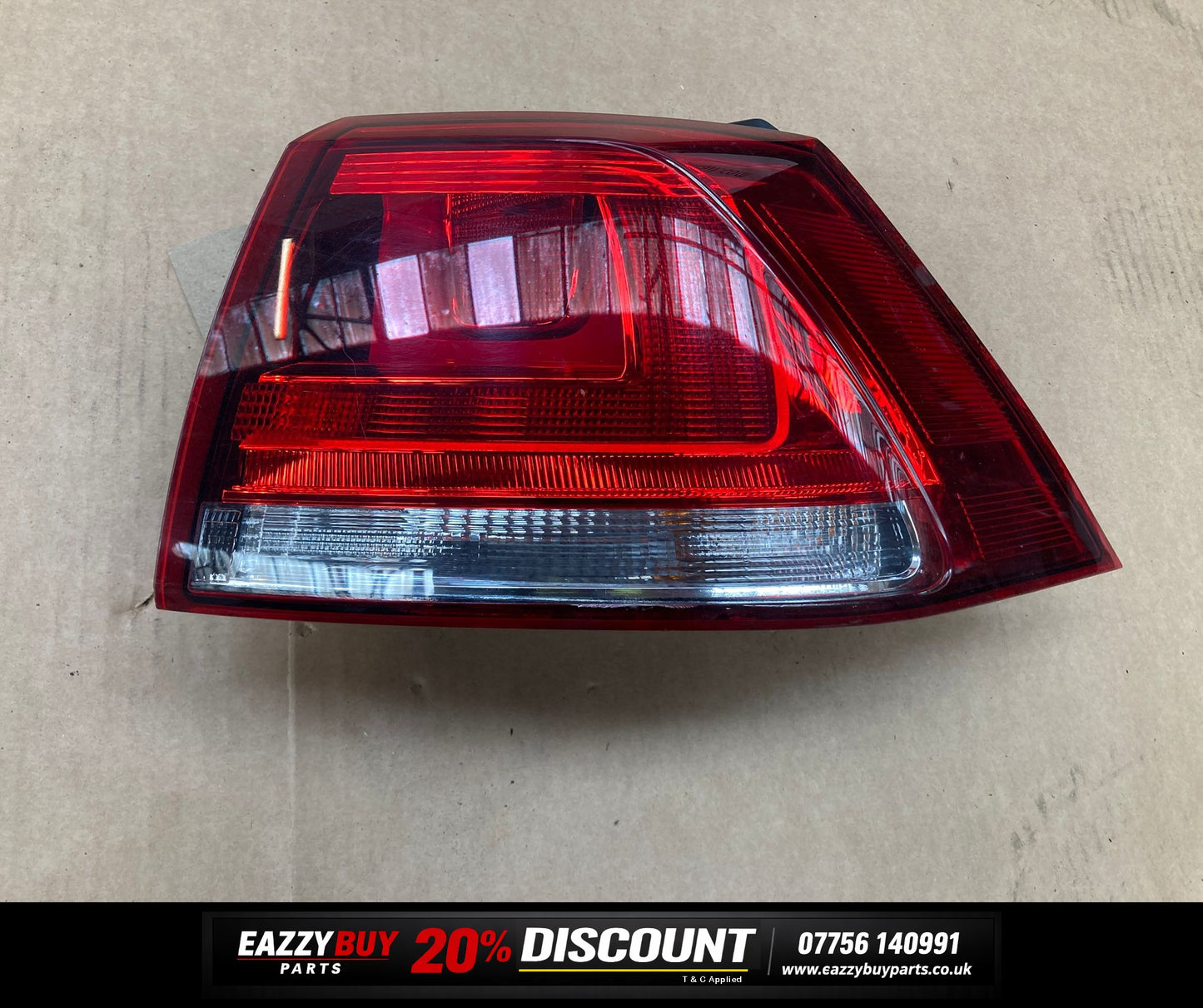 Volkswagen Golf MK7 13-17 Rear Right Tail Light 5G0945096M