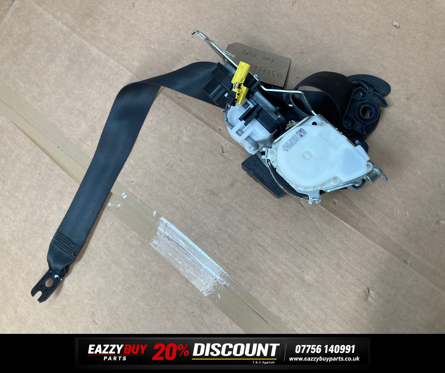 Volkswagen Golf MK7.5 12-17 Seat Belt Driver Front 34172625B