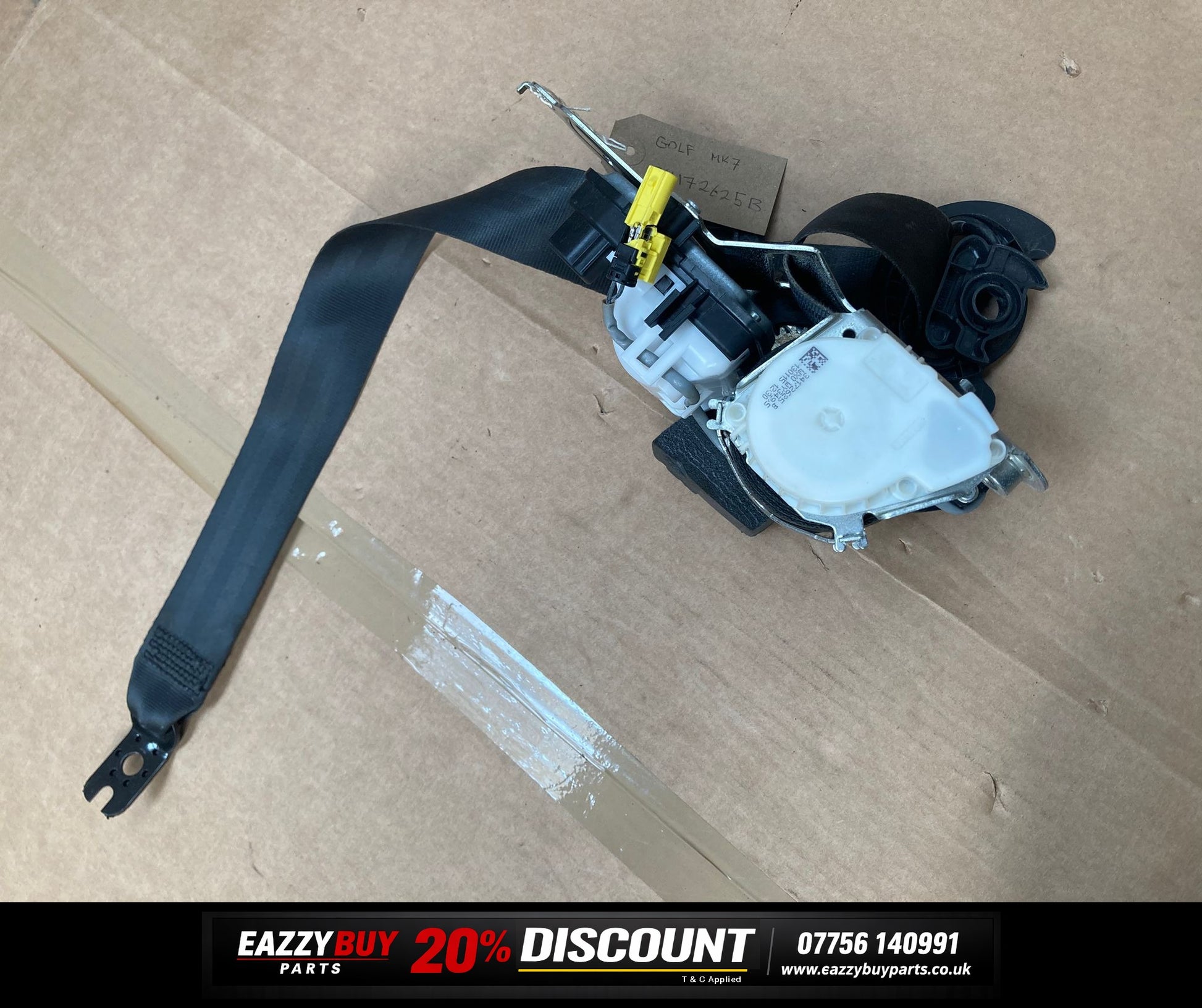 Volkswagen Golf MK7.5 12-17 Seat Belt Driver Front 34172625B