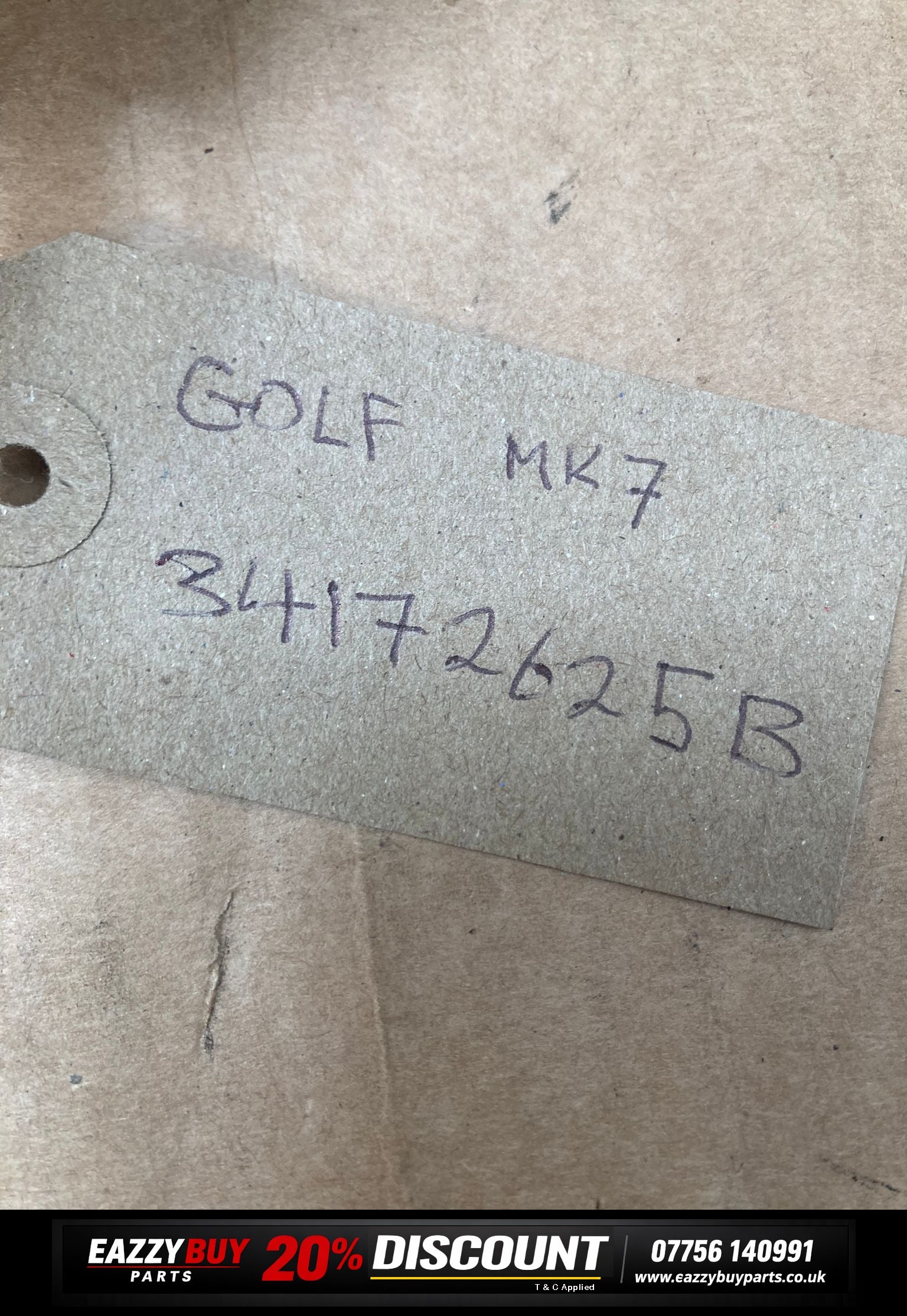Volkswagen Golf MK7.5 12-17 Seat Belt Driver Front 34172625B