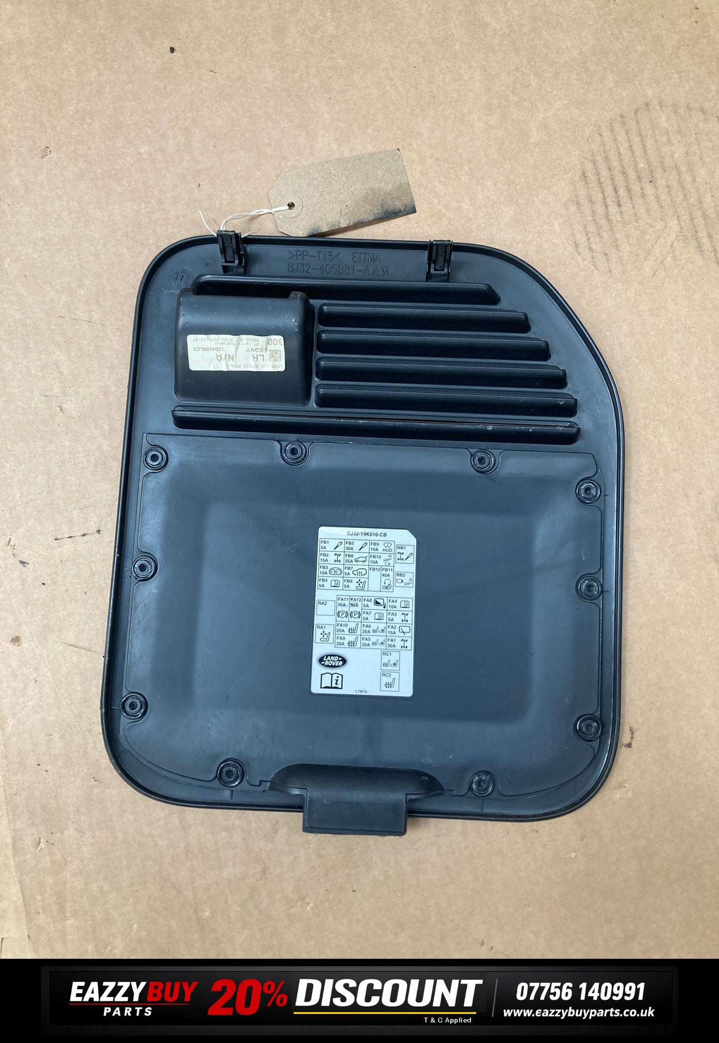 Range Rover Evoque L538 12-18 Boot Fuse Cover Trim EJ3214K016CB