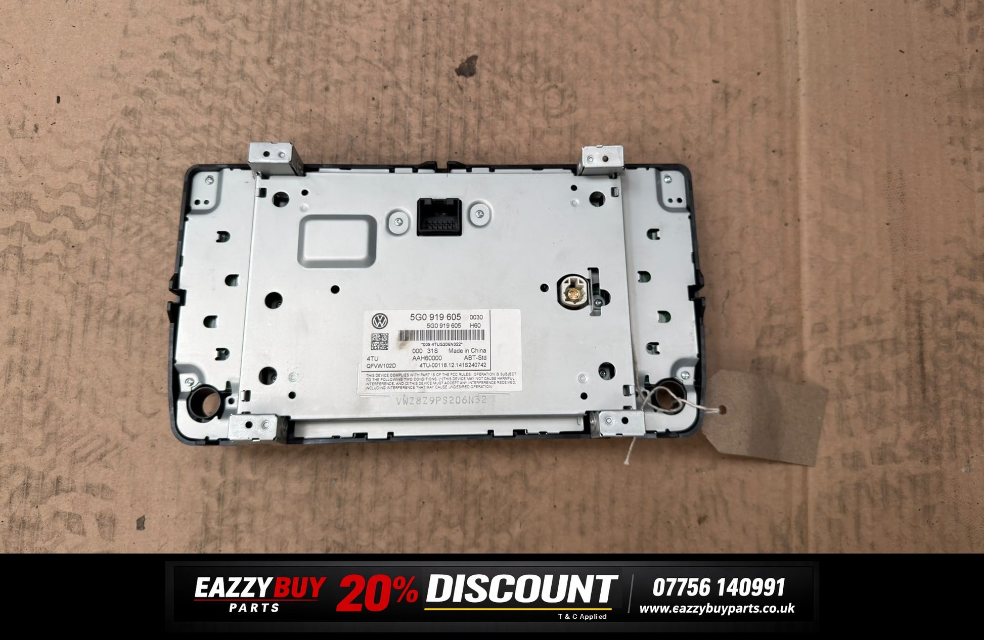 Volkswagen Polo MK6 17-21 Sat Nav Display Screen 5g919605