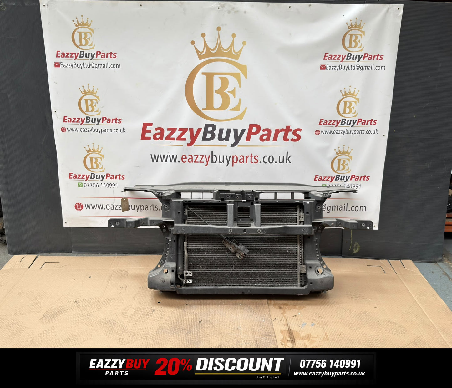 13 VOLKSWAGEN PASSAT B7 1.6 DIESEL RADIATOR COOLANT RAD 3AA121253