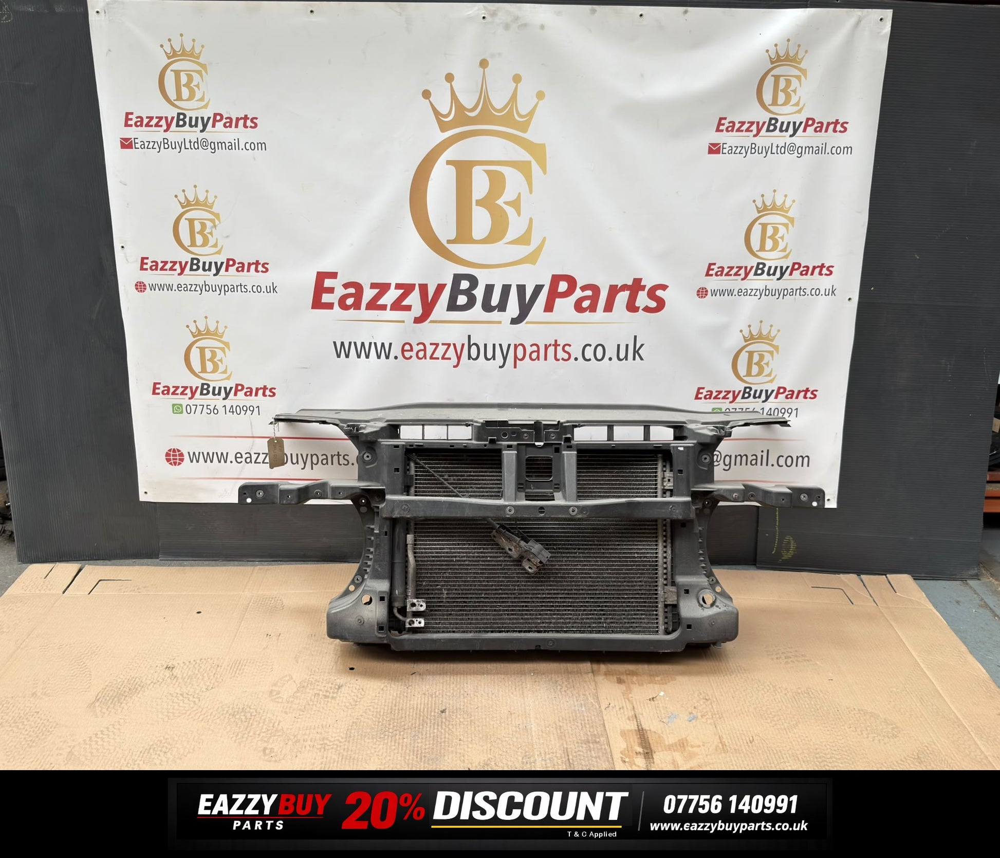 13 VOLKSWAGEN PASSAT B7 1.6 DIESEL RADIATOR COOLANT RAD 3AA121253