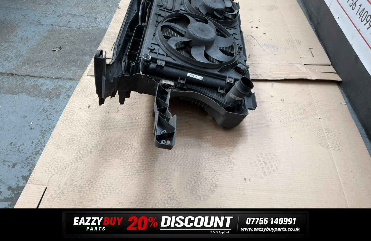 13 VOLKSWAGEN PASSAT B7 1.6 DIESEL RADIATOR COOLANT RAD 3AA121253