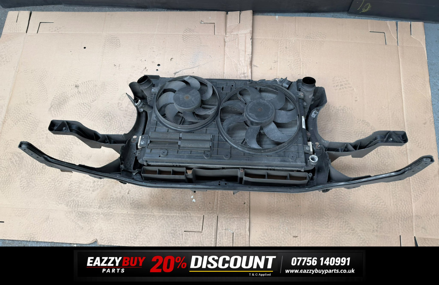 13 VOLKSWAGEN PASSAT B7 1.6 DIESEL RADIATOR COOLANT RAD 3AA121253