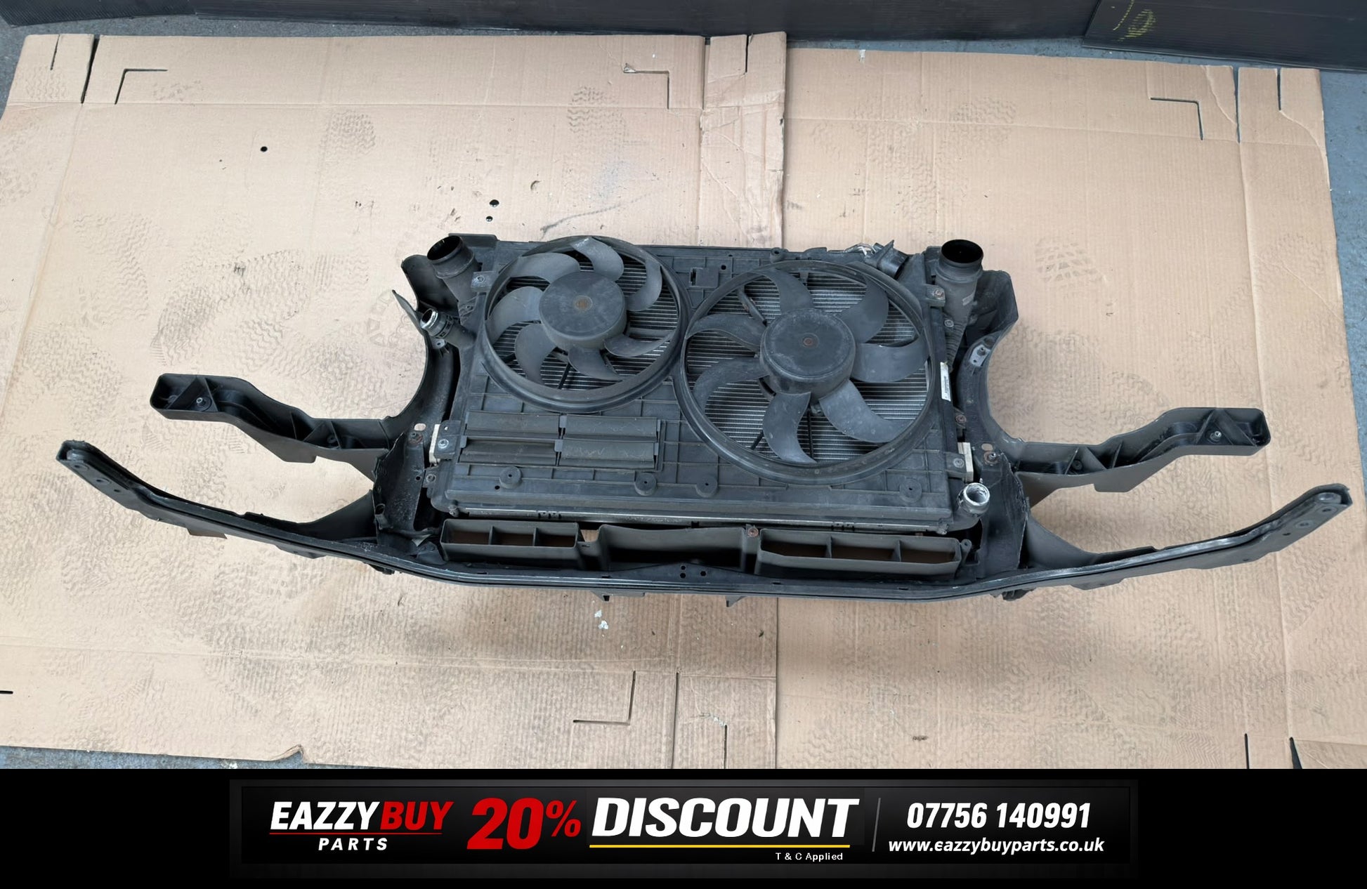 13 VOLKSWAGEN PASSAT B7 1.6 DIESEL RADIATOR COOLANT RAD 3AA121253