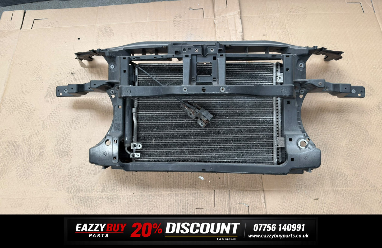 13 VOLKSWAGEN PASSAT B7 1.6 DIESEL RADIATOR COOLANT RAD 3AA121253
