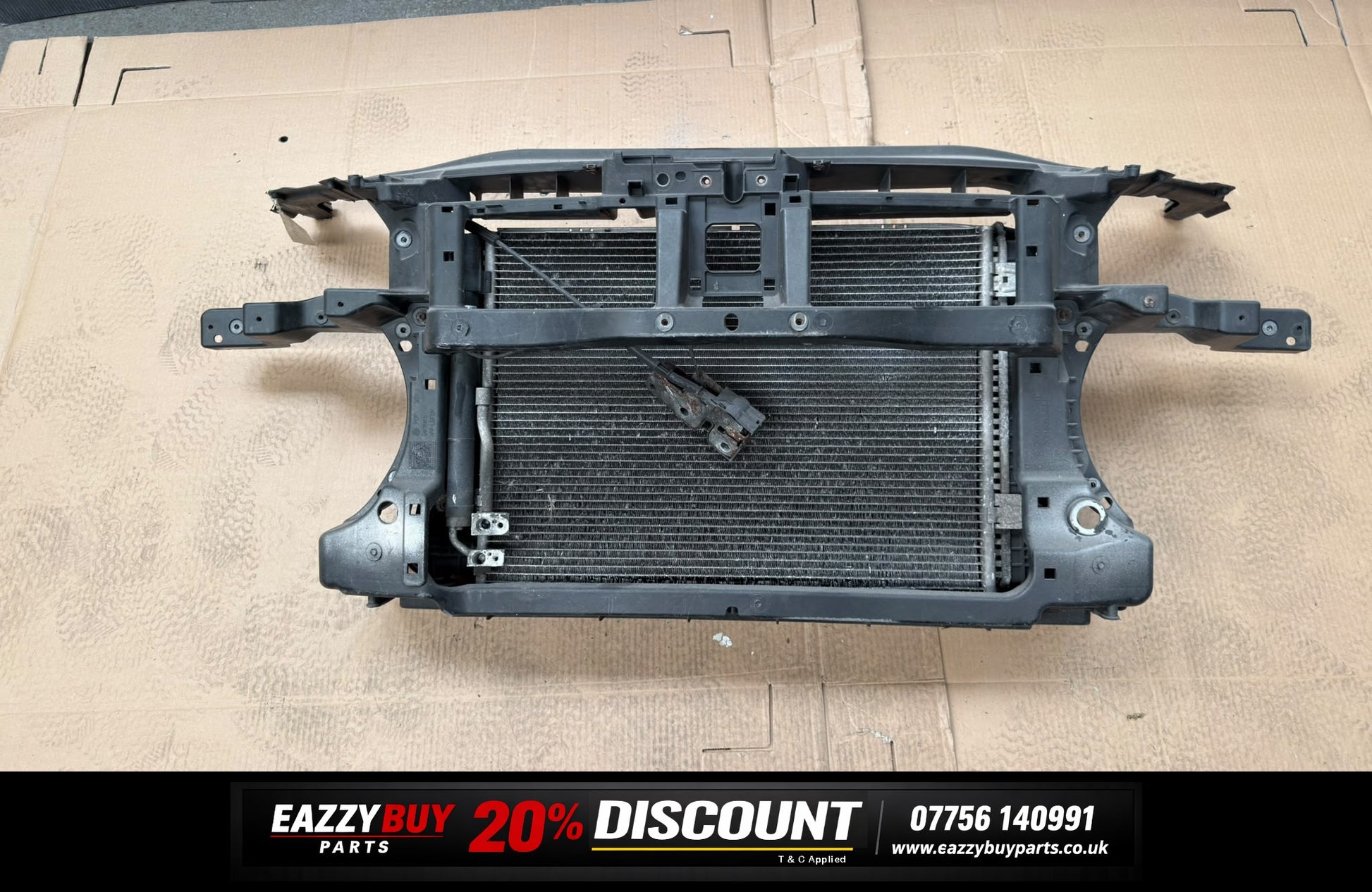 13 VOLKSWAGEN PASSAT B7 1.6 DIESEL RADIATOR COOLANT RAD 3AA121253