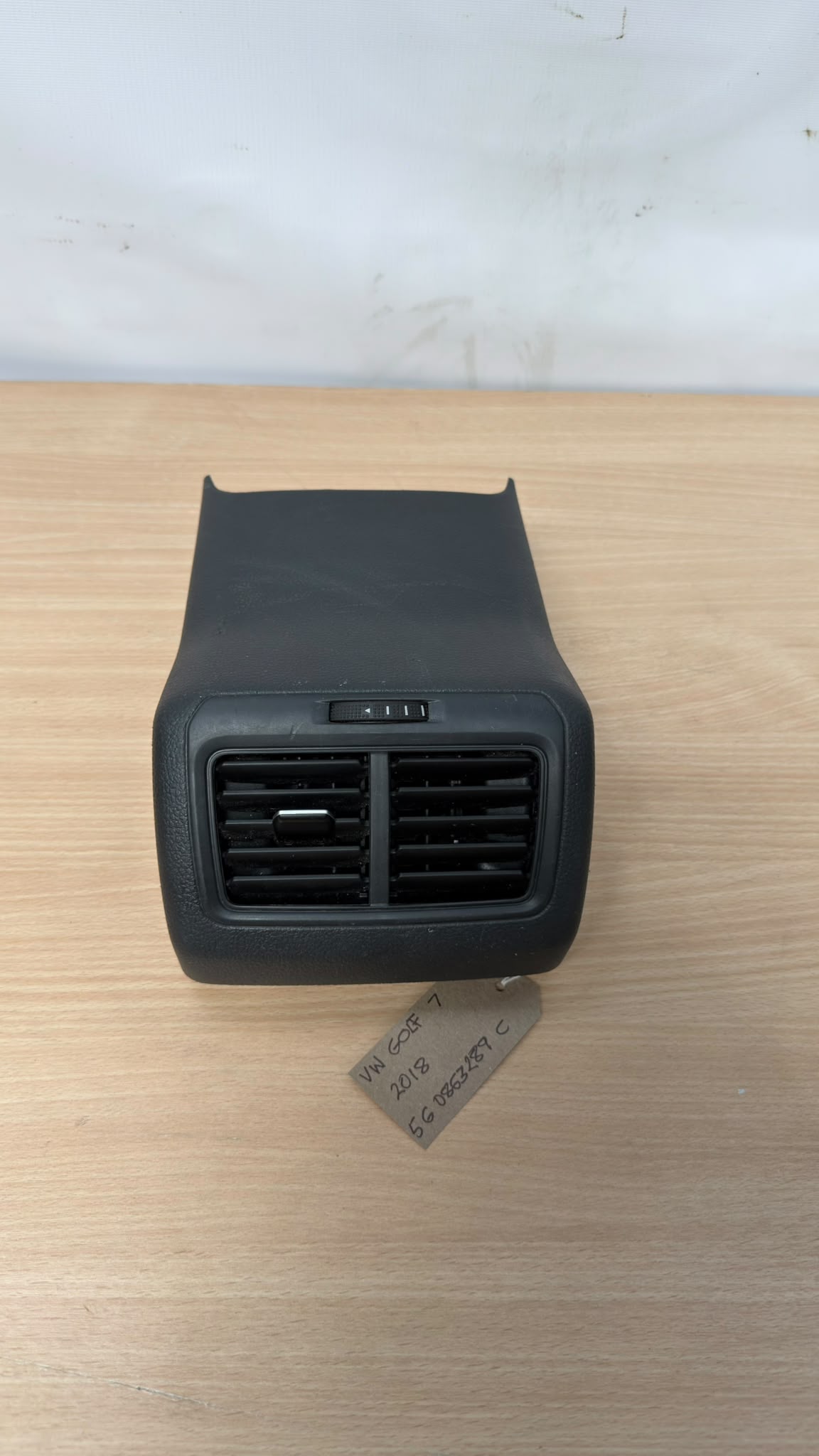 Volkswagen Golf MK7 13-19 Rear Centre Console Air Vent Trim 5g0863289c